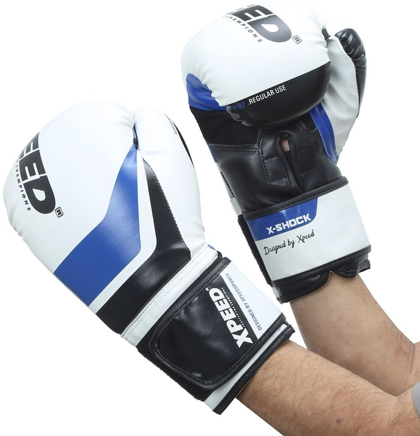 Image of XpeeD Boxing Gloves, XP2473 X-Shock Sparring Gloves for Boxing, MMA Men & Women 10 Oz Boxing Gloves
