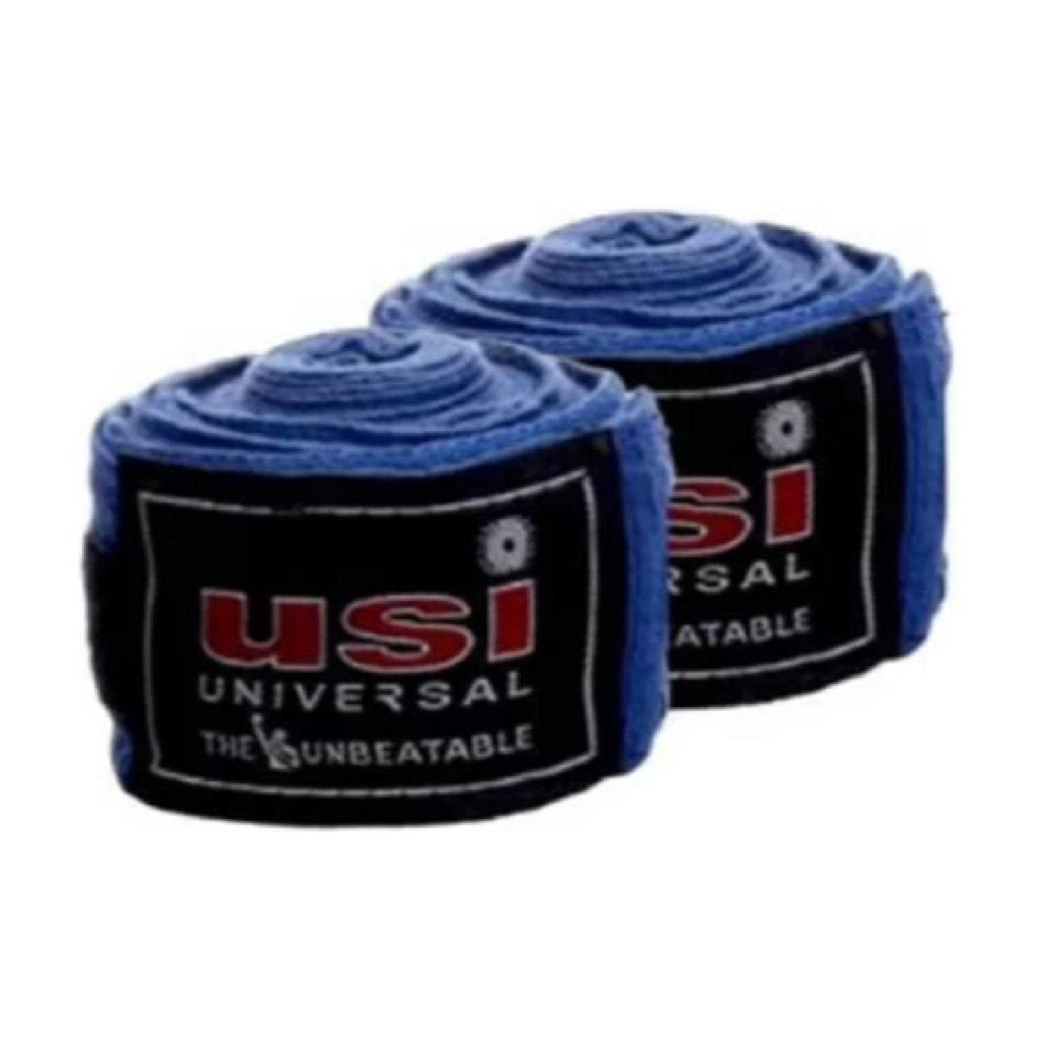 Image of usi Blue Cotton Hand Wrap 628A (4.55 mtrs) Blue Boxing Hand Wrap Gym & Fitness Gloves