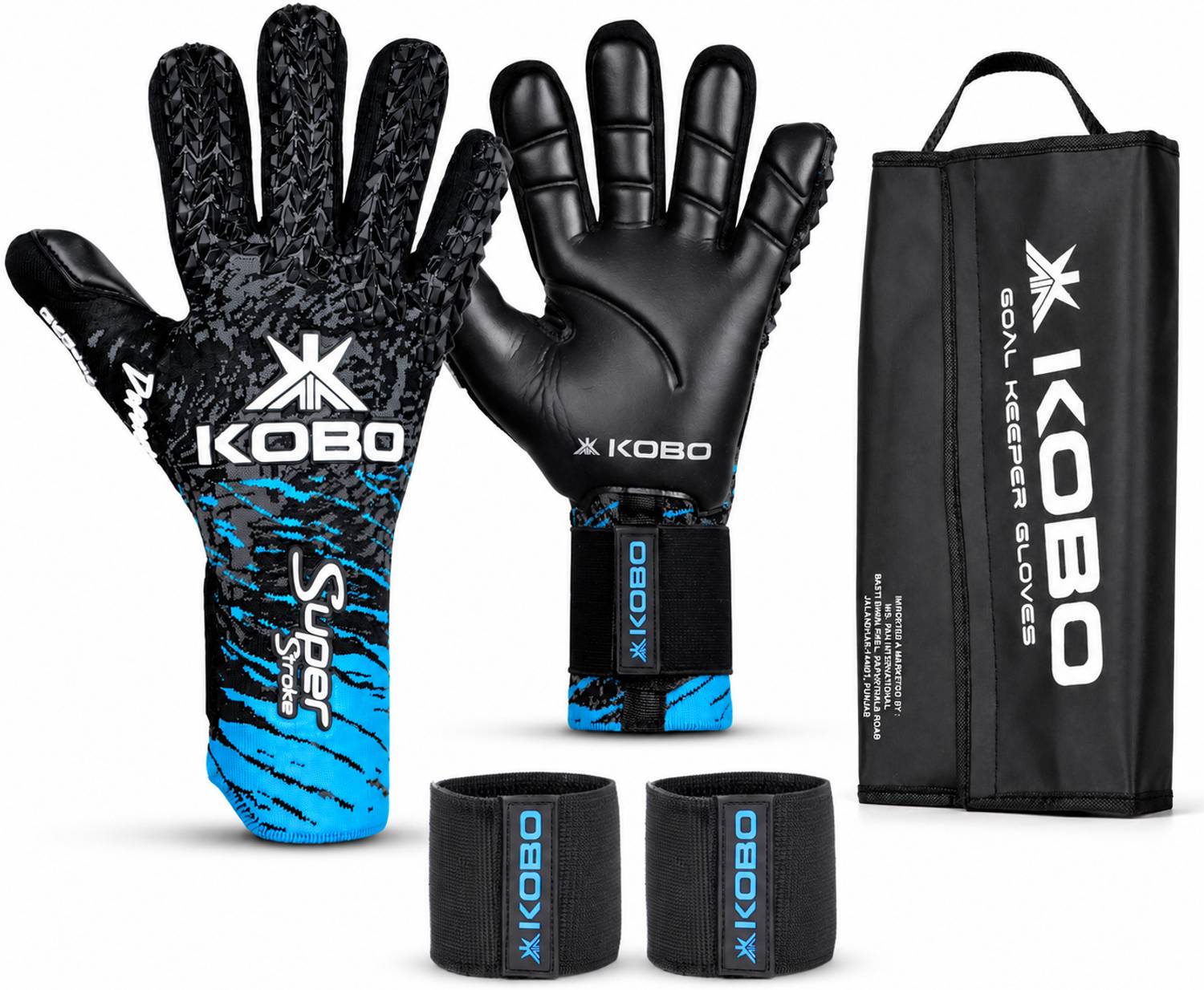 KOBO Football Goalkeeper Gloves Size 9.5 - Image 2
