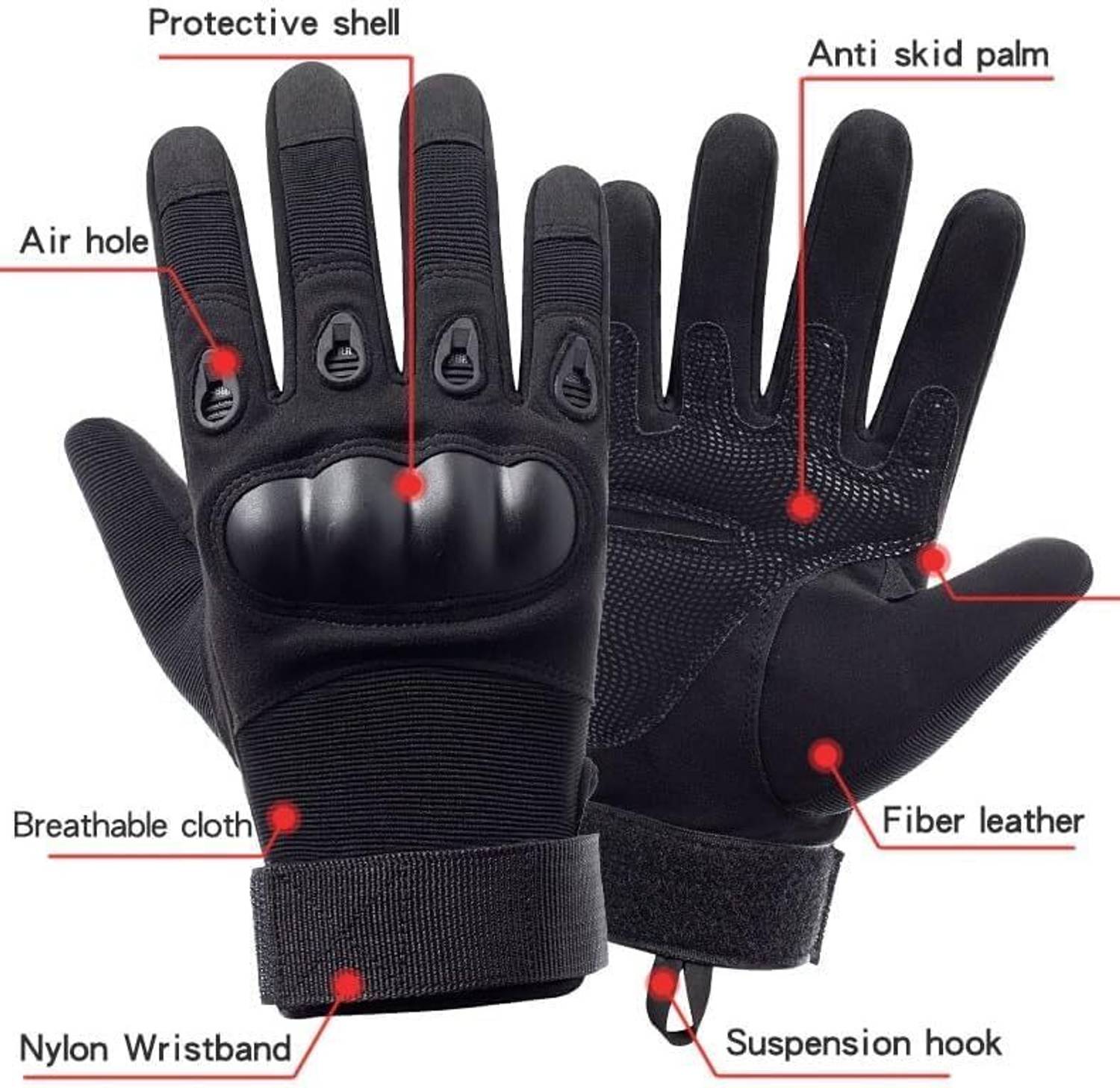 SHIFTER Riding Gloves Motorbike Bike Winter - Image 4
