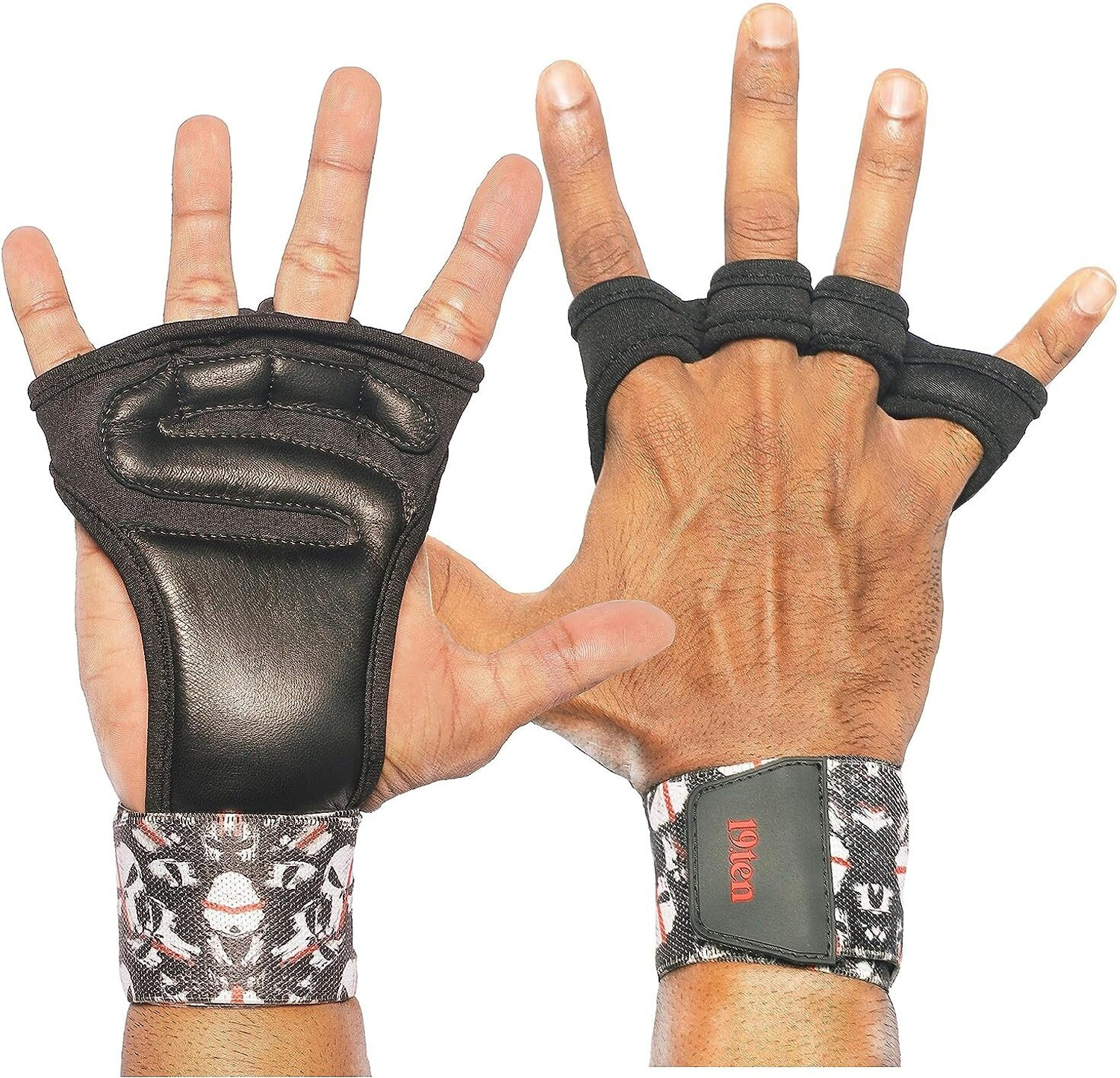 Image of 19.ten Grippy Unisex Palm Protector Gym Exercise Fitness Weight Lifting Training Gloves Gym & Fitness Gloves