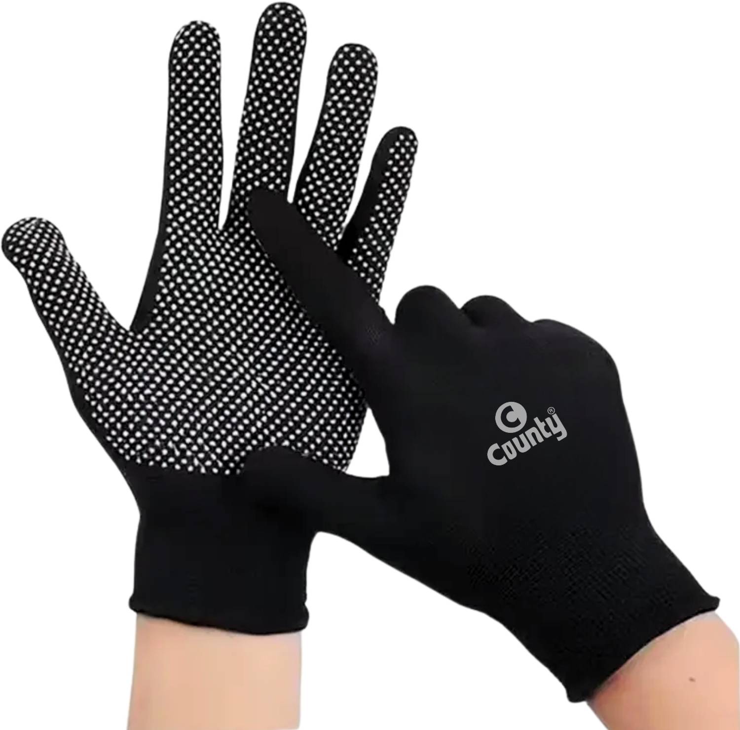 County Batting Gloves Tennis Ball Cricket Inner Dotted Batting Gl