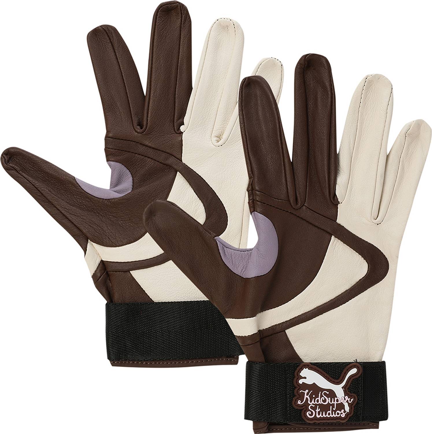 PUMA x KIDSUPER Inner Gloves Brown - Image 1