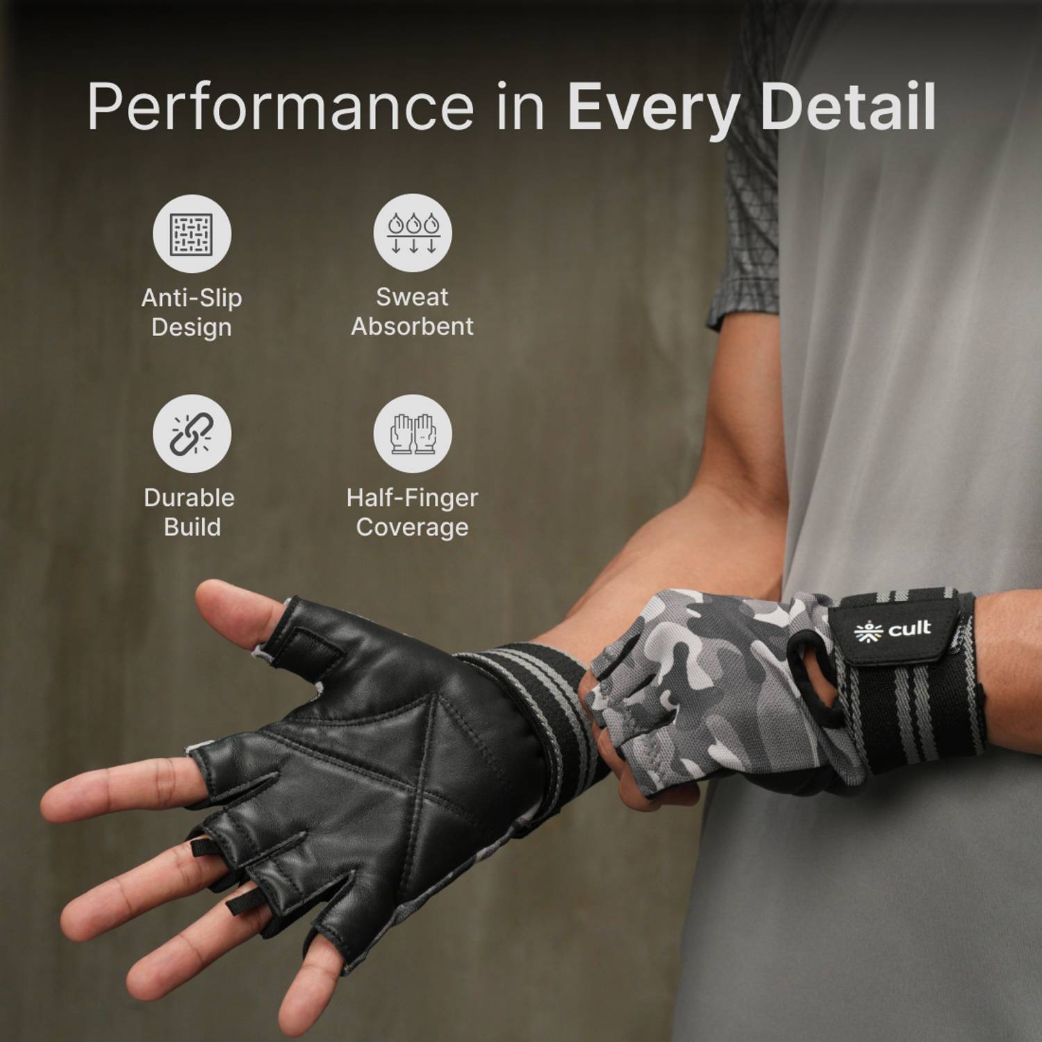 Cult Workout Weight Lifting Gloves for Men and Women - Image 3