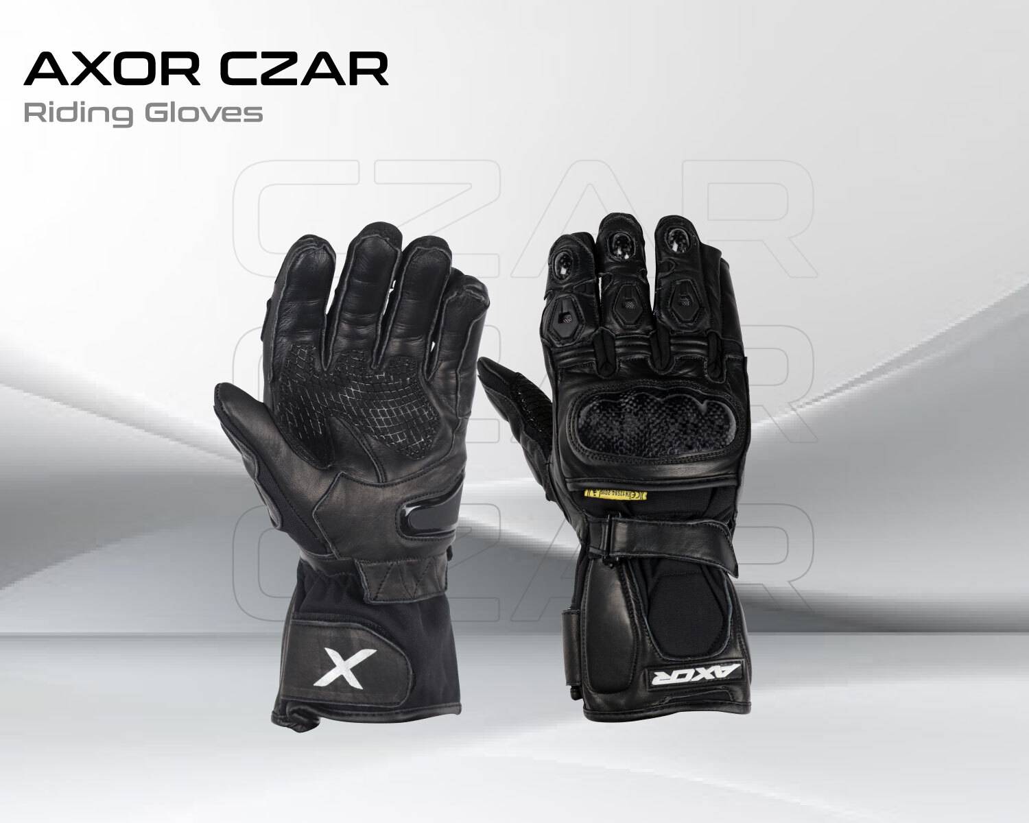 Axor Czar Riding Gloves Black - Image 2