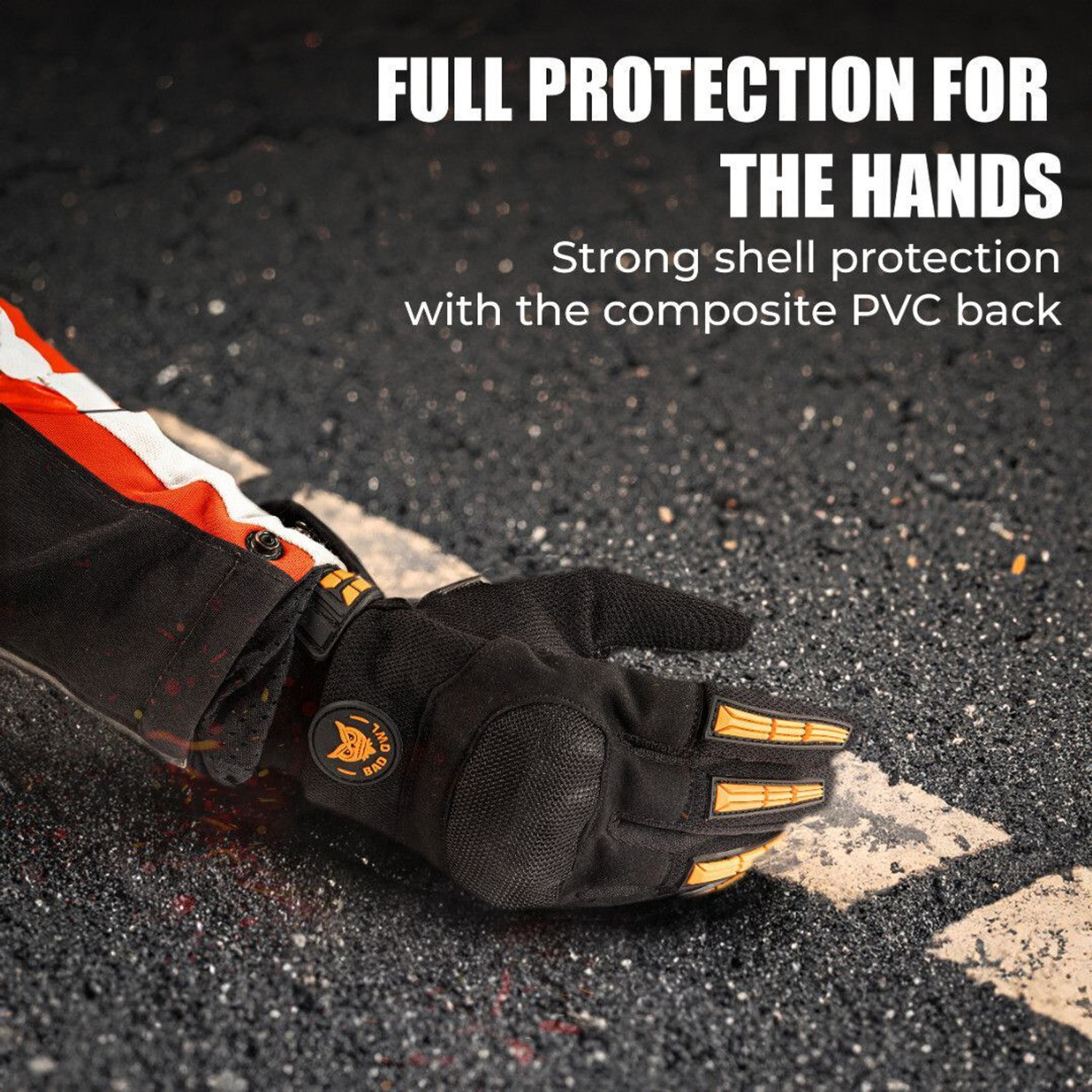 Image of BAD OWL Wind Rider Riding Gloves
