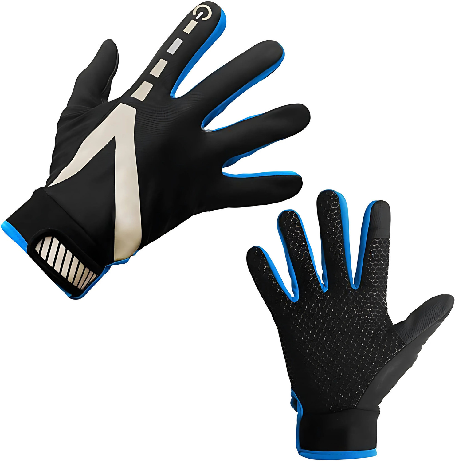 Image of WBD All Session Riding Glove Men Mobile Screen Touchable for Motorcycle Bike Cycling Riding Gloves (Blue)