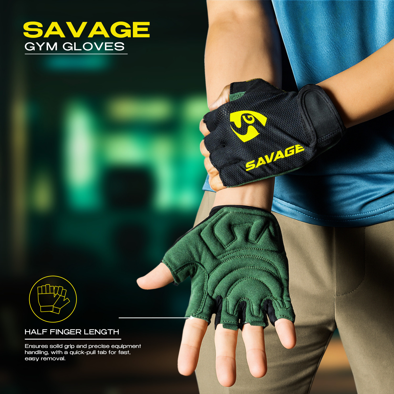 Image of SG SAVAGE Gym & Fitness Gloves
