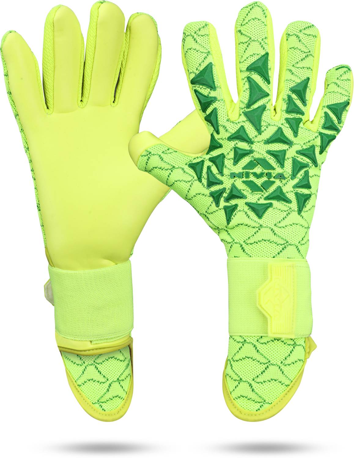NIVIA Goalkeeping Gloves Blue - Image 1