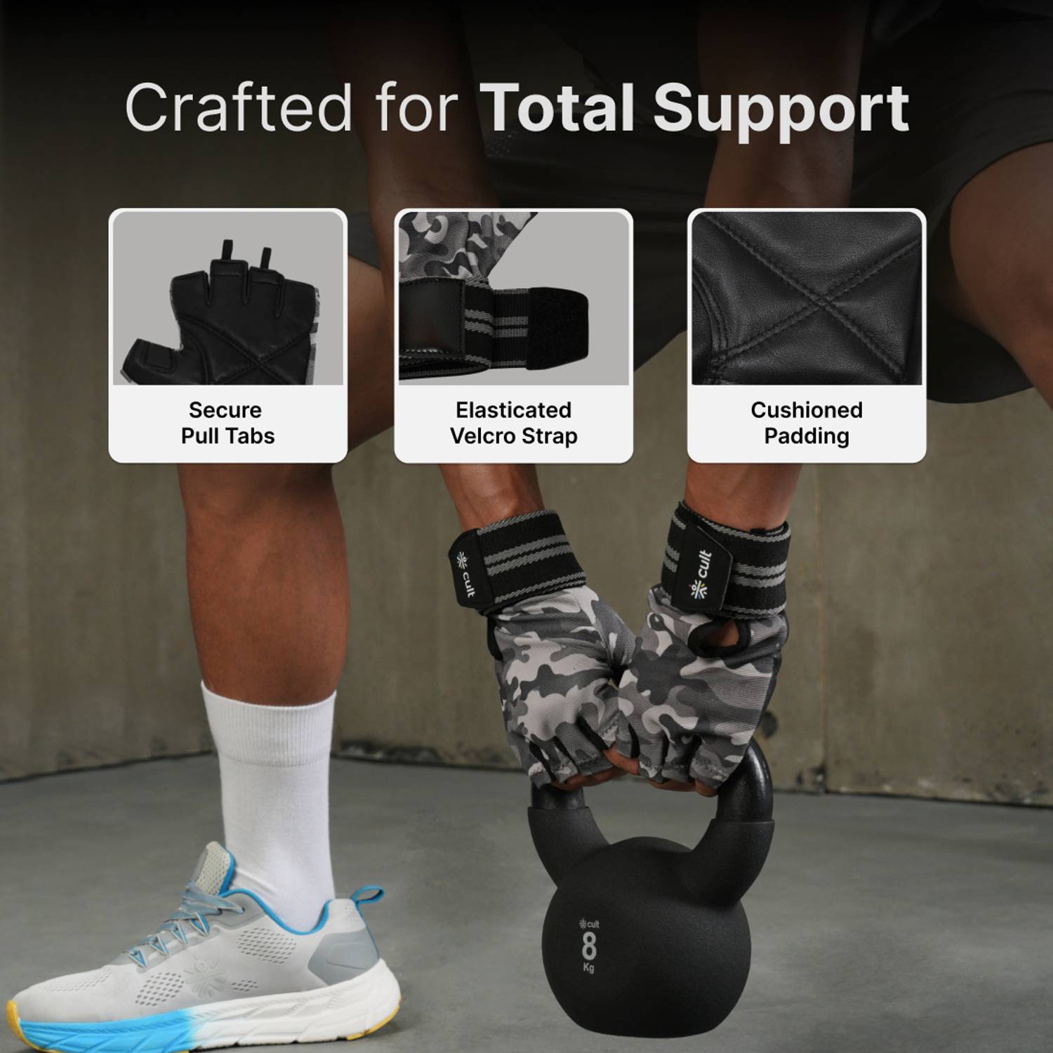 Cult Workout Weight Lifting Gloves for Men and Women - Image 5