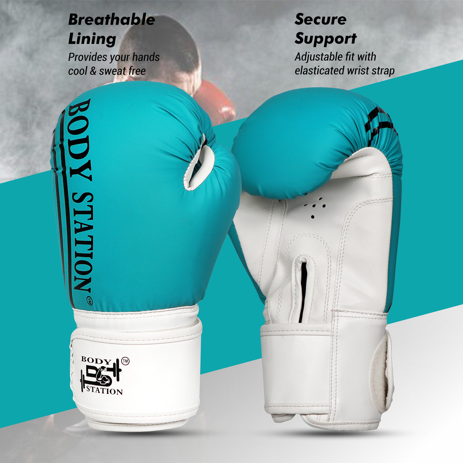 Image of Bodystation Faux Leather Training Gloves Boxing Gloves