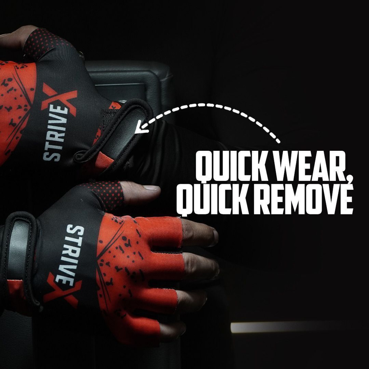 Image of Strivex Fitness Mens Gym Gloves with half Wrist Support and Anti Slip Gloves Gym & Fitness Gloves