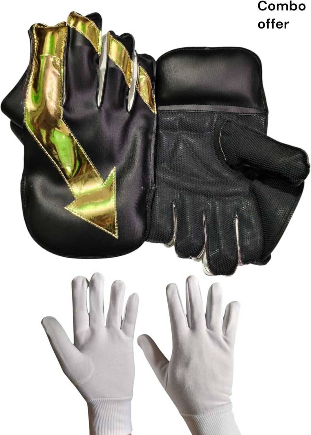 AZAD SPORTS GALLERY WEEKET-KEEPING GLOVES WITH INNER GLOVES, CATC