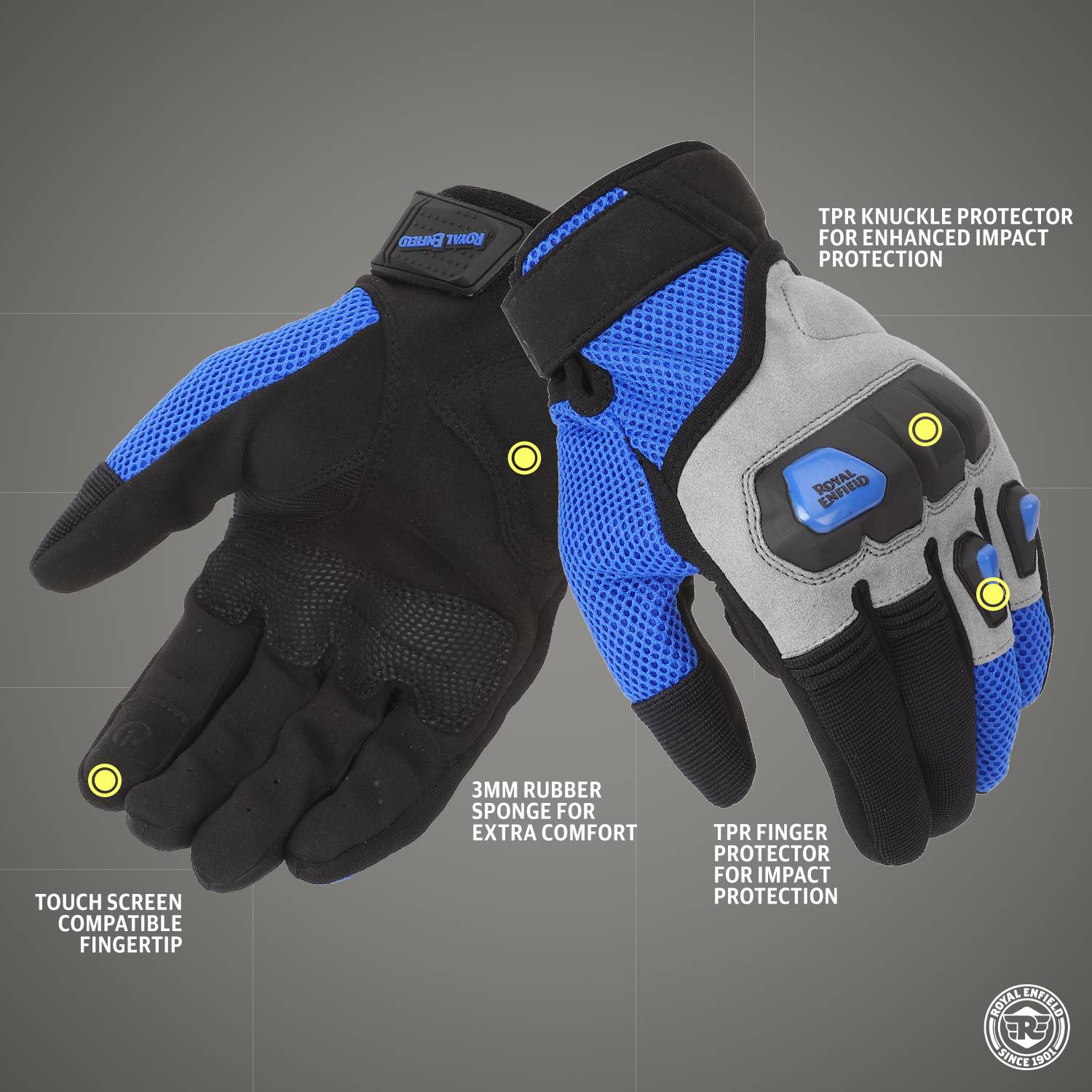 Royal Enfield Rambler V3 Bike Riding Gloves - Image 5