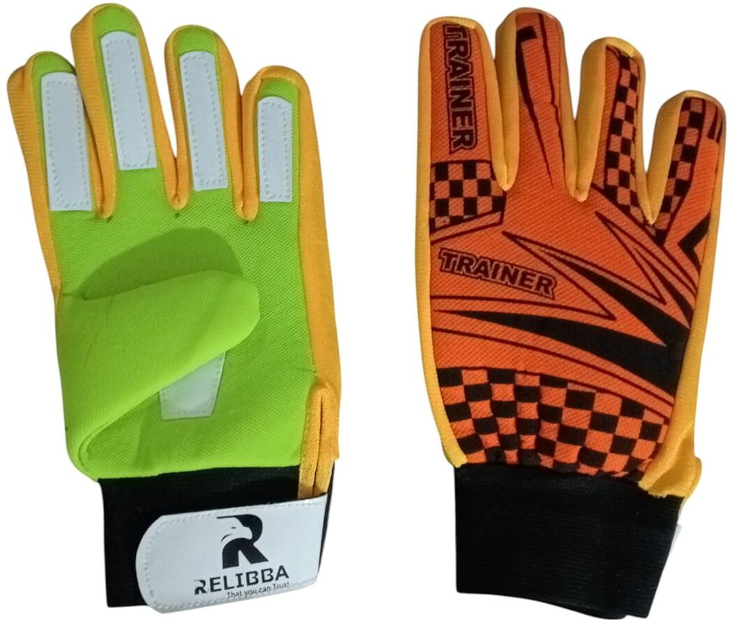 Image of RELIBBA Practice Soccer Goalie Gloves for Kids Boys Football Gloves ( R-503) Goalkeeping Gloves