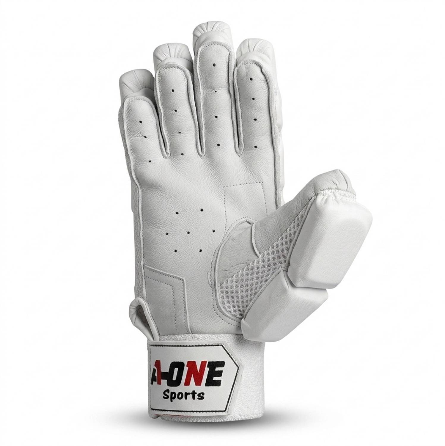 S6 SPORTS Players Batting Gloves White - Image 3