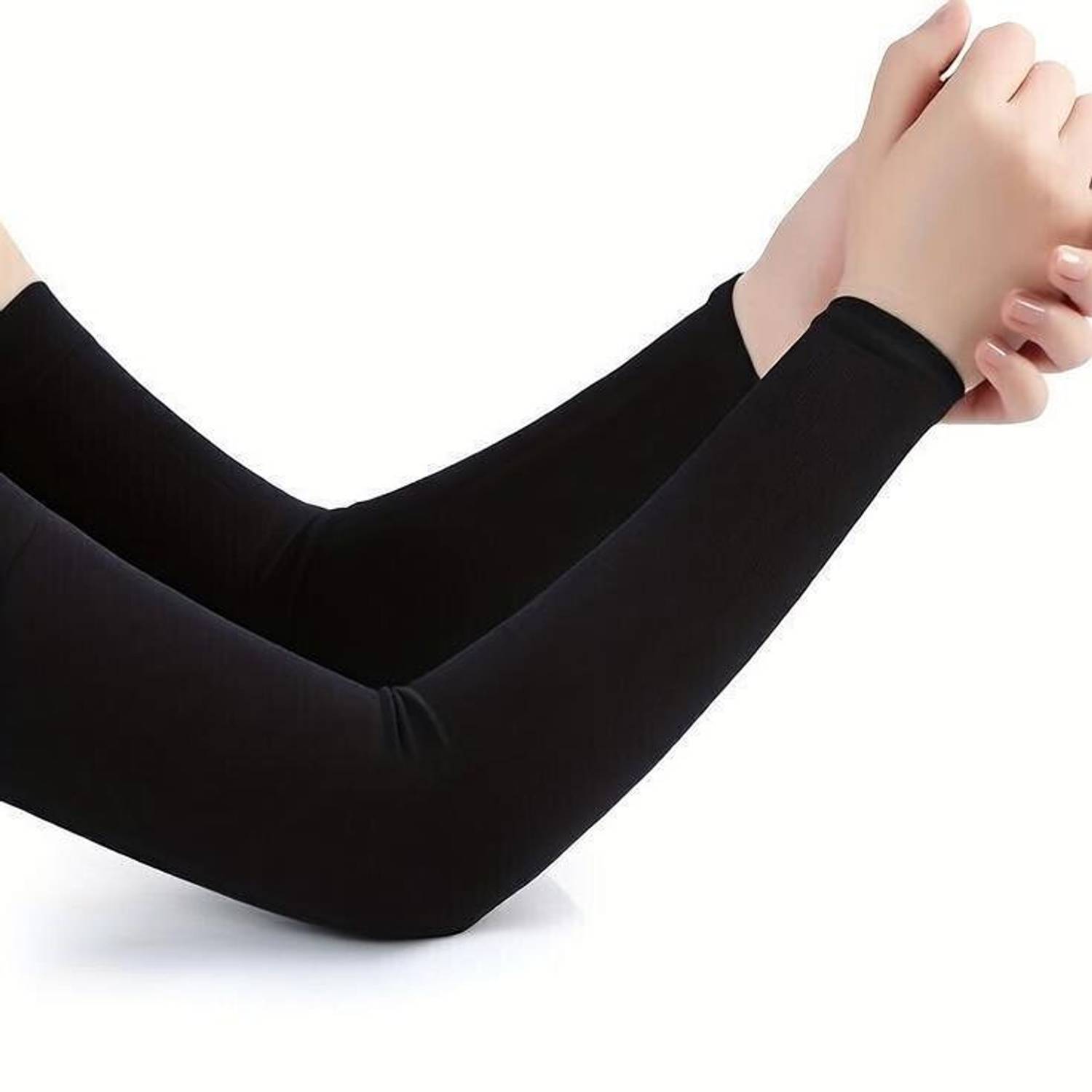 AUTOFRILL Sun UV Protection Sports Arm Sleeves for Men and Women Cycling Gloves
