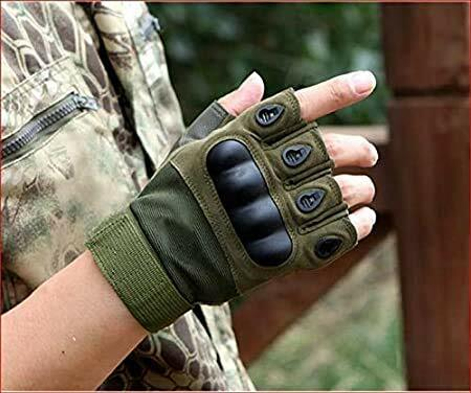 Image of Mikki Tikki Half Finger Anti-Slip Gloves for Men & Women Riding Gloves Riding Gloves