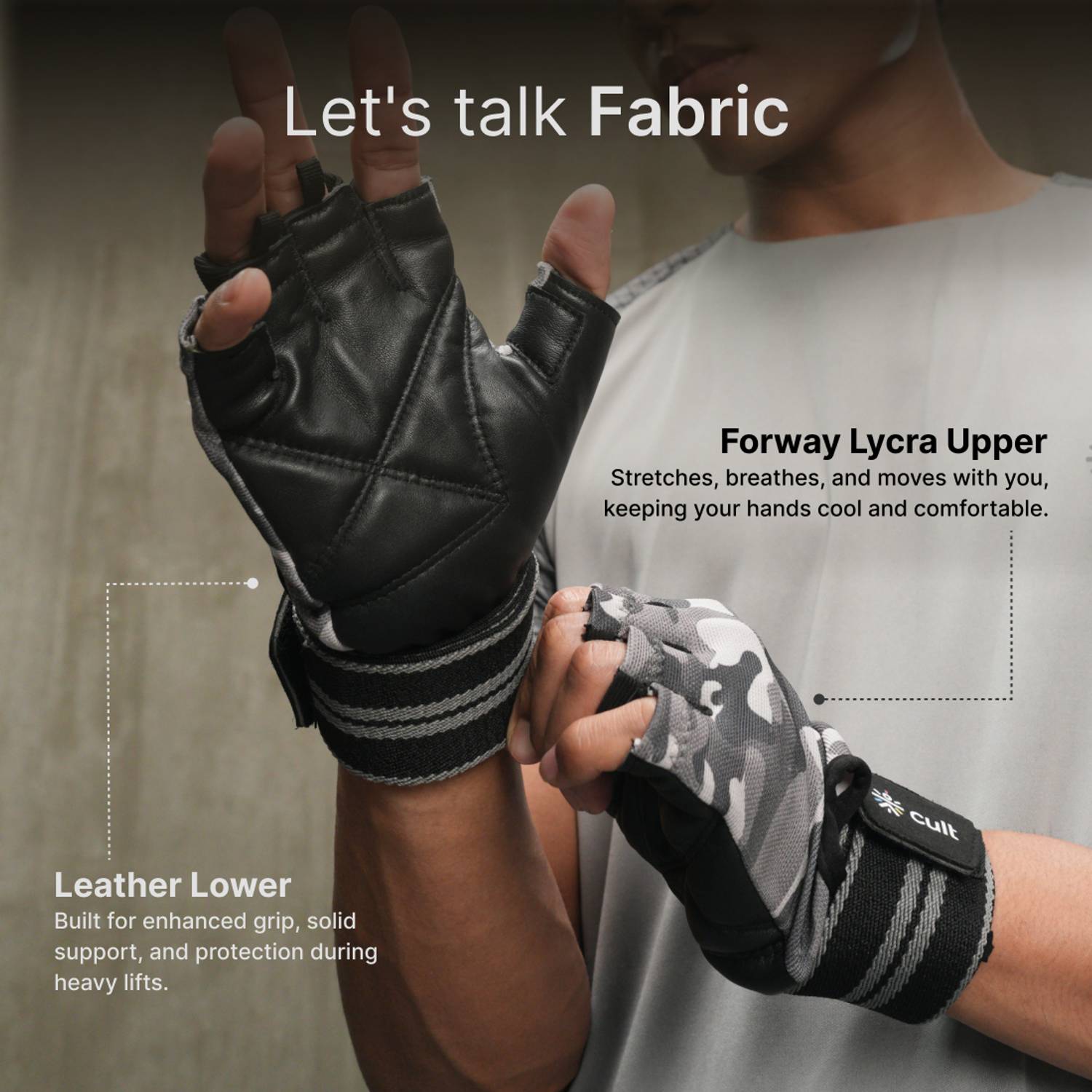 Cult Workout Weight Lifting Gloves for Men and Women - Image 4