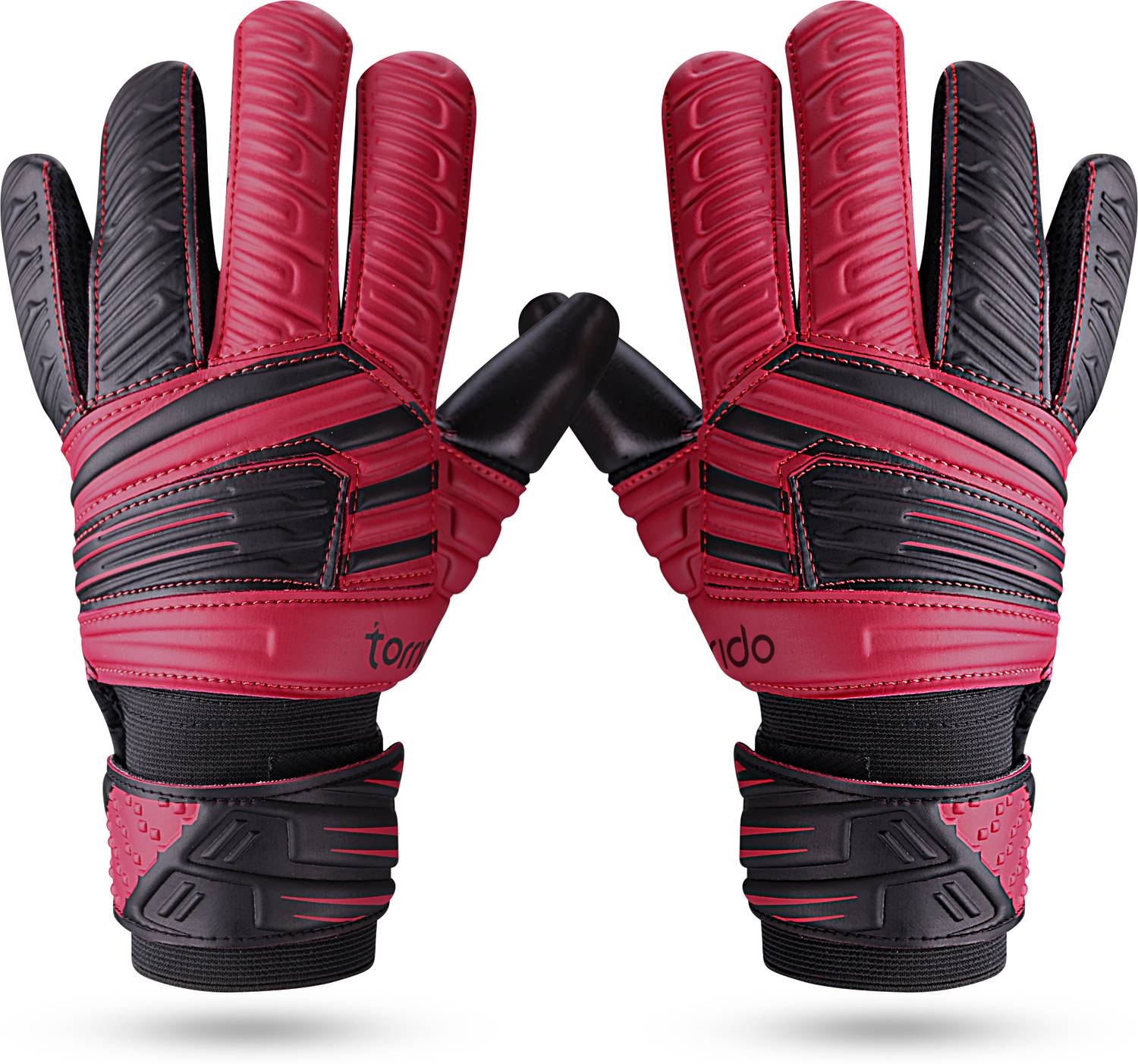 NIVIA Raptor Torrido Goalkeeping Gloves Black - Image 1