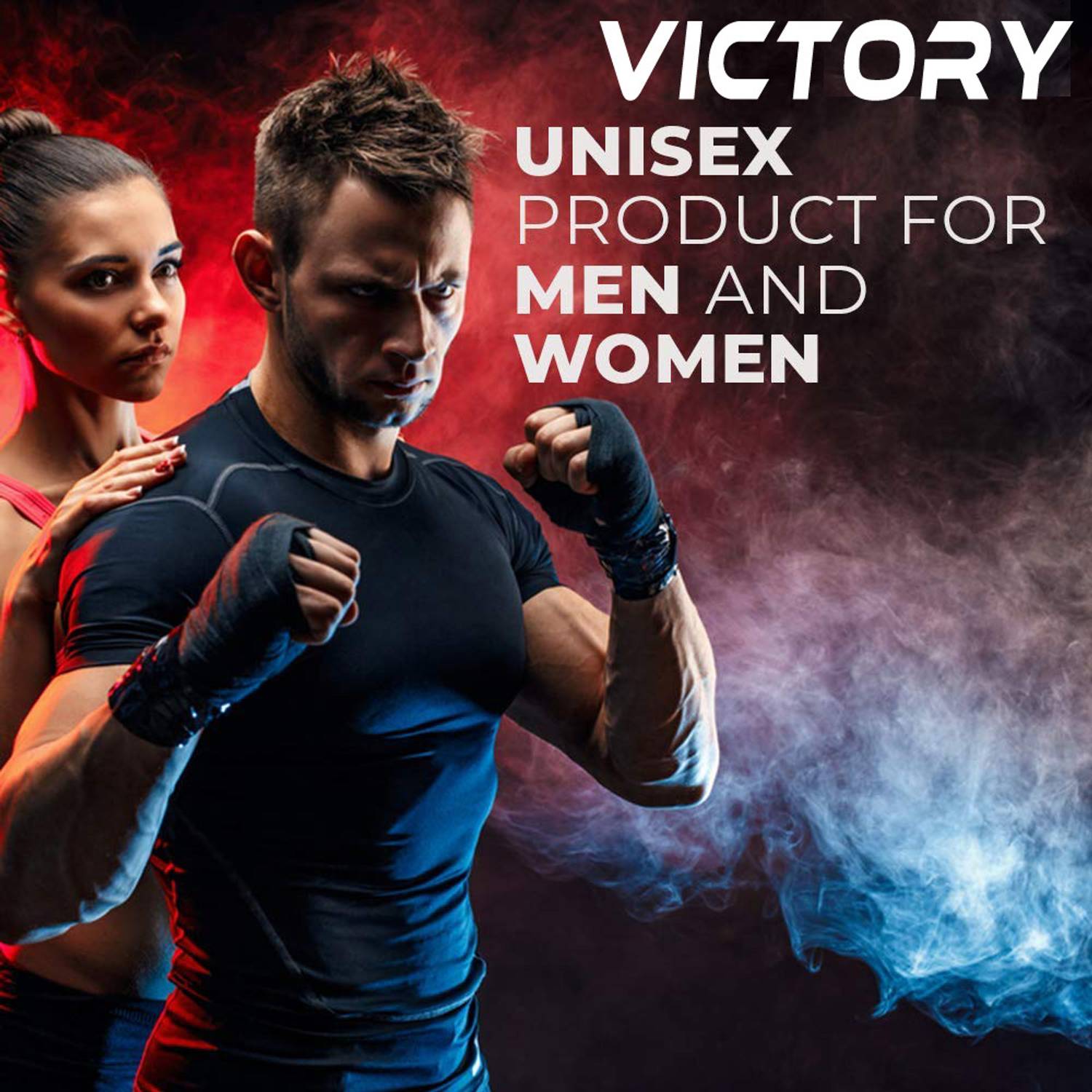 Victory Black Boxing Hand Wrap (1 Pair) - Image 2
