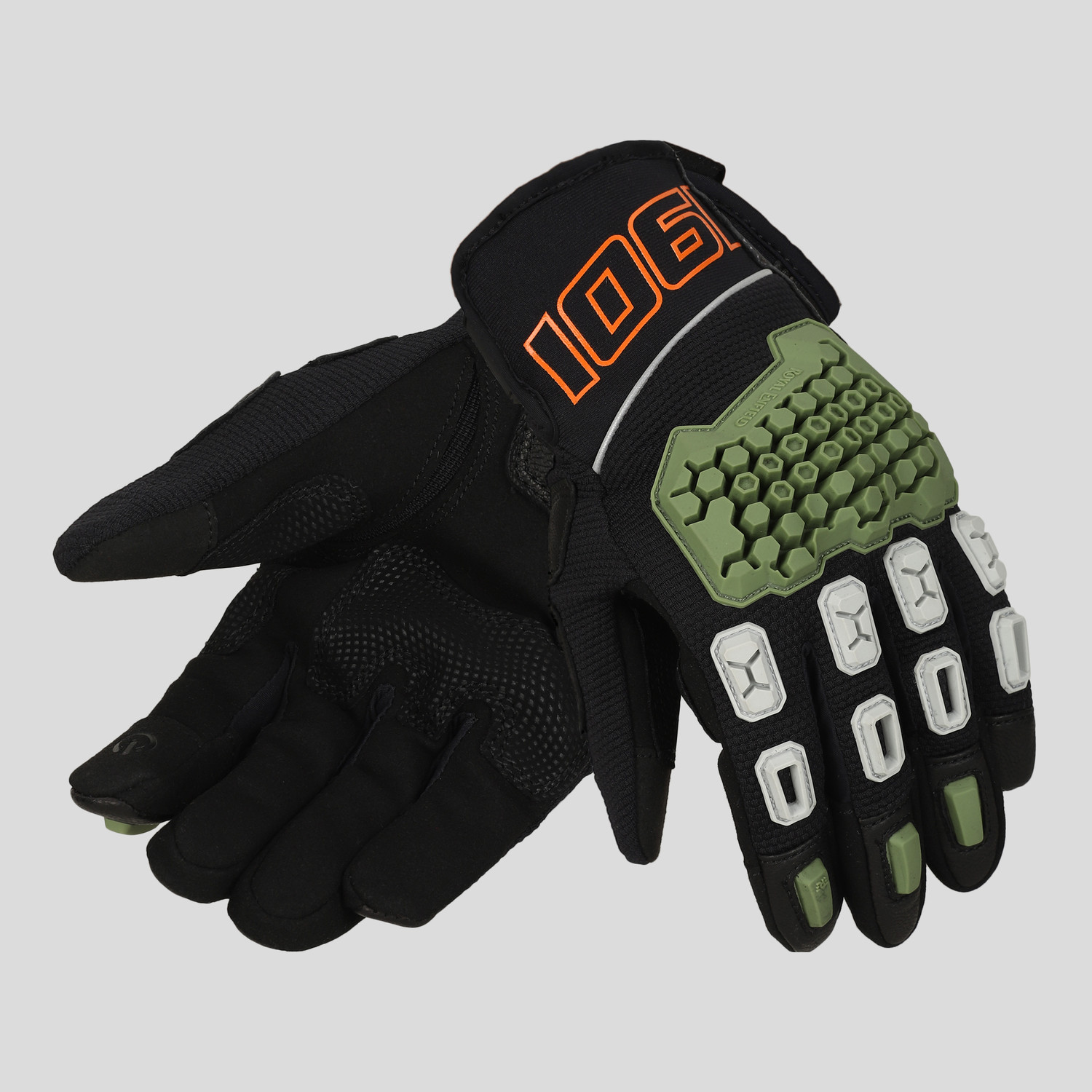 Image of Royal Enfield MX Pro | TPR Knuckle & Finger Protector | TPU Palm Sliders | Adventure Off-Road Riding Gloves