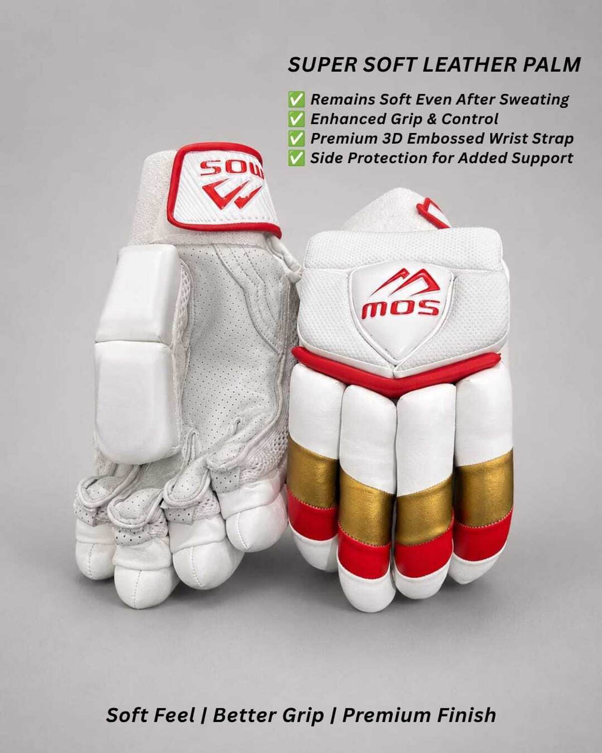 Image of mos Super Soft Test Batting Gloves