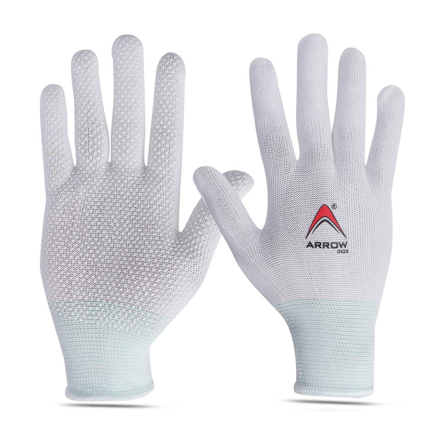 ArrowMax Cricket Dotted Anti slip Inner Gloves For Batting Keeping Football Hold Batting Gloves