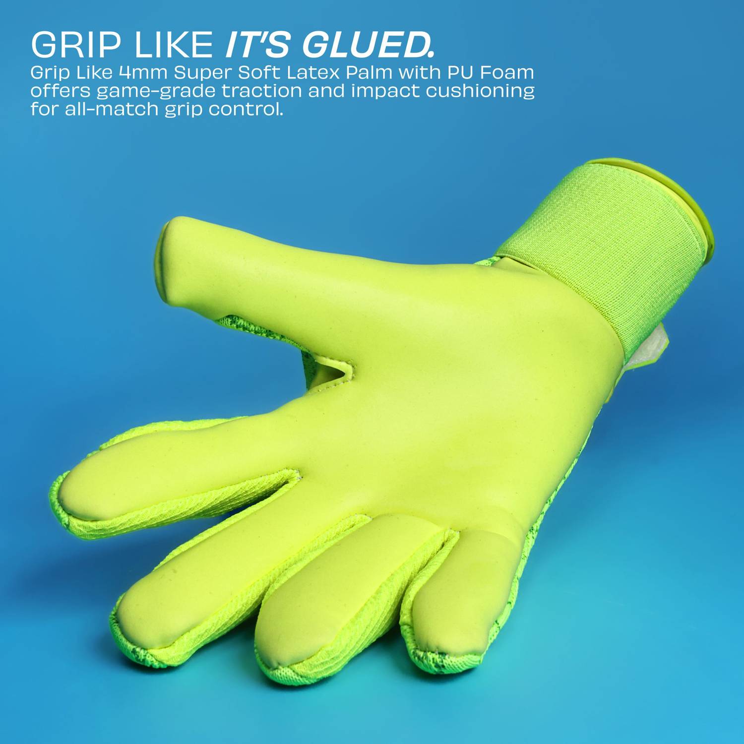 NIVIA Goalkeeping Gloves Blue - Image 5