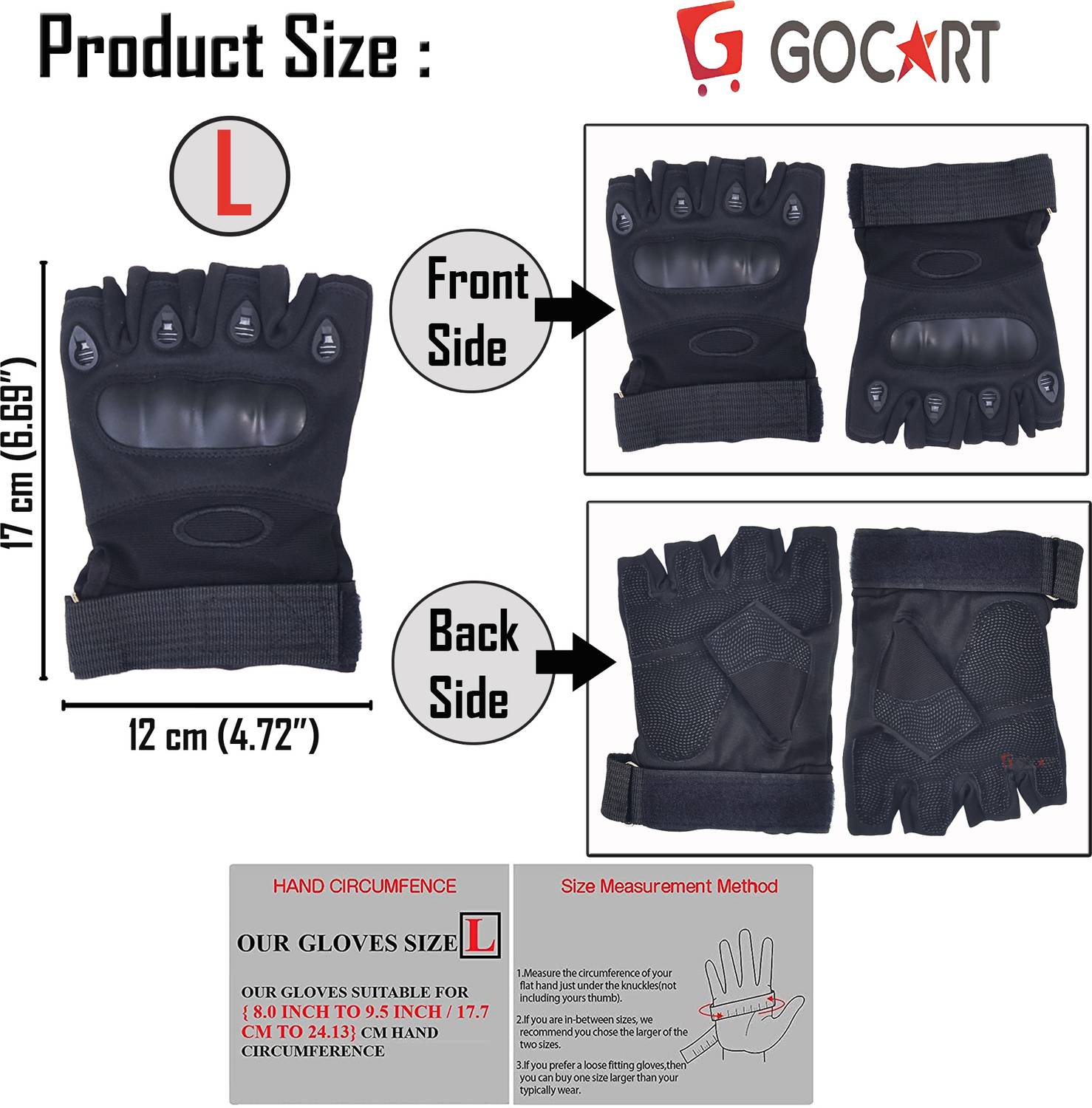 GOCART Tactical Airsoft Paintball Gloves - Image 4