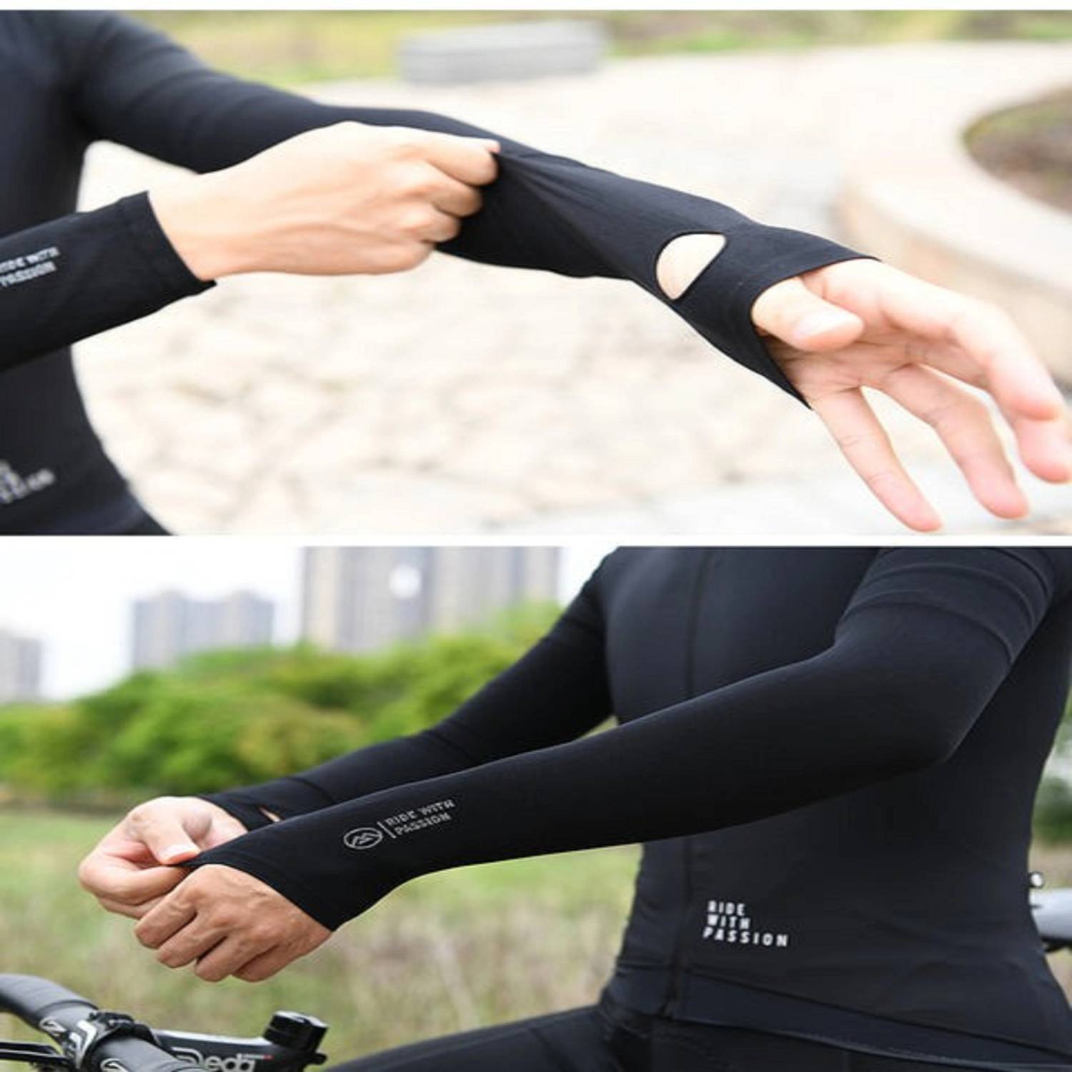 AJROBE Arm Sleeves for Cycling - Image 4