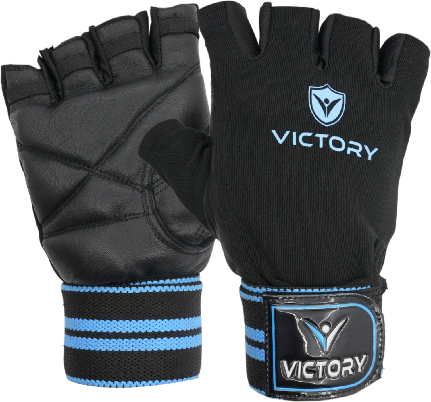 Image of VICTORY POWER Gym Gloves for Men & Women with Wrist Support for Weightlifting, Exercise Gym & Fitness Gloves