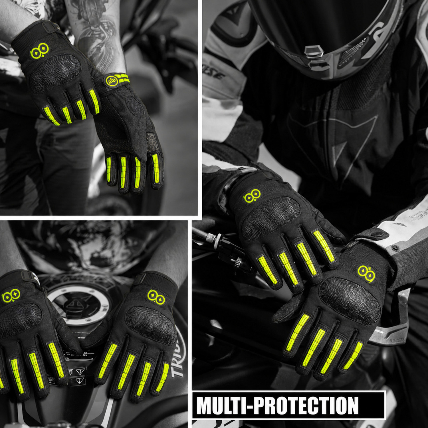 Image of BAD OWL Wind Rider 2.0 Riding Gloves Riding Gloves