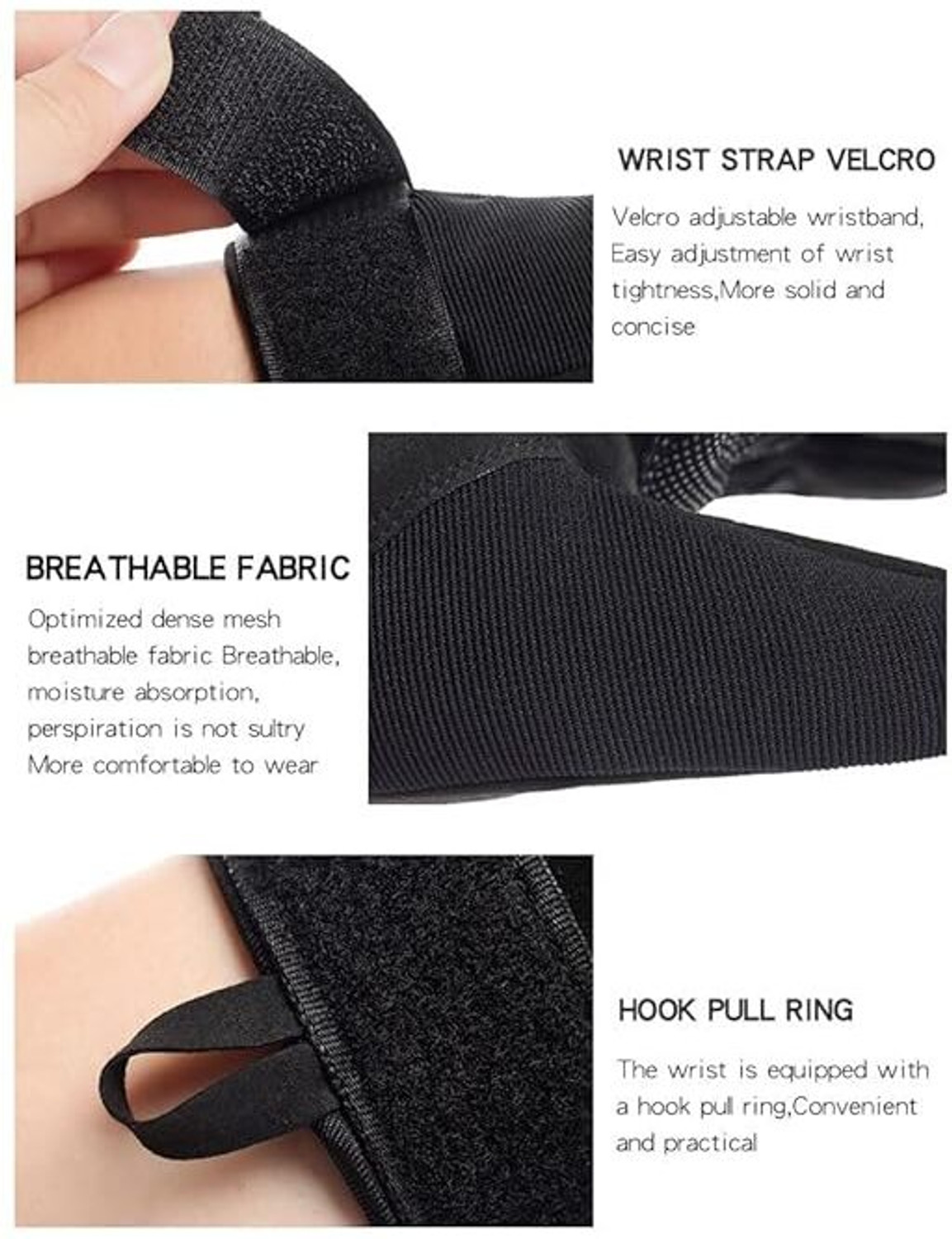 Image of GYMGALAXY Motorcycle Gloves, Full-Finger Racing Gloves for Men, Motorcycle Gloves Driving Gloves
