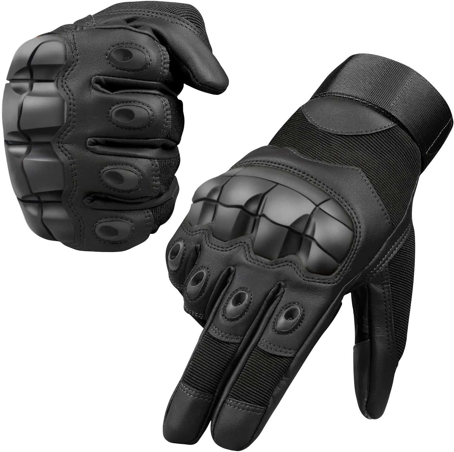 Image of Adrenex by Flipkart Full Finger Tactical Gloves with Hard Knuckle Guard For Cycling & Bike Riding Gloves
