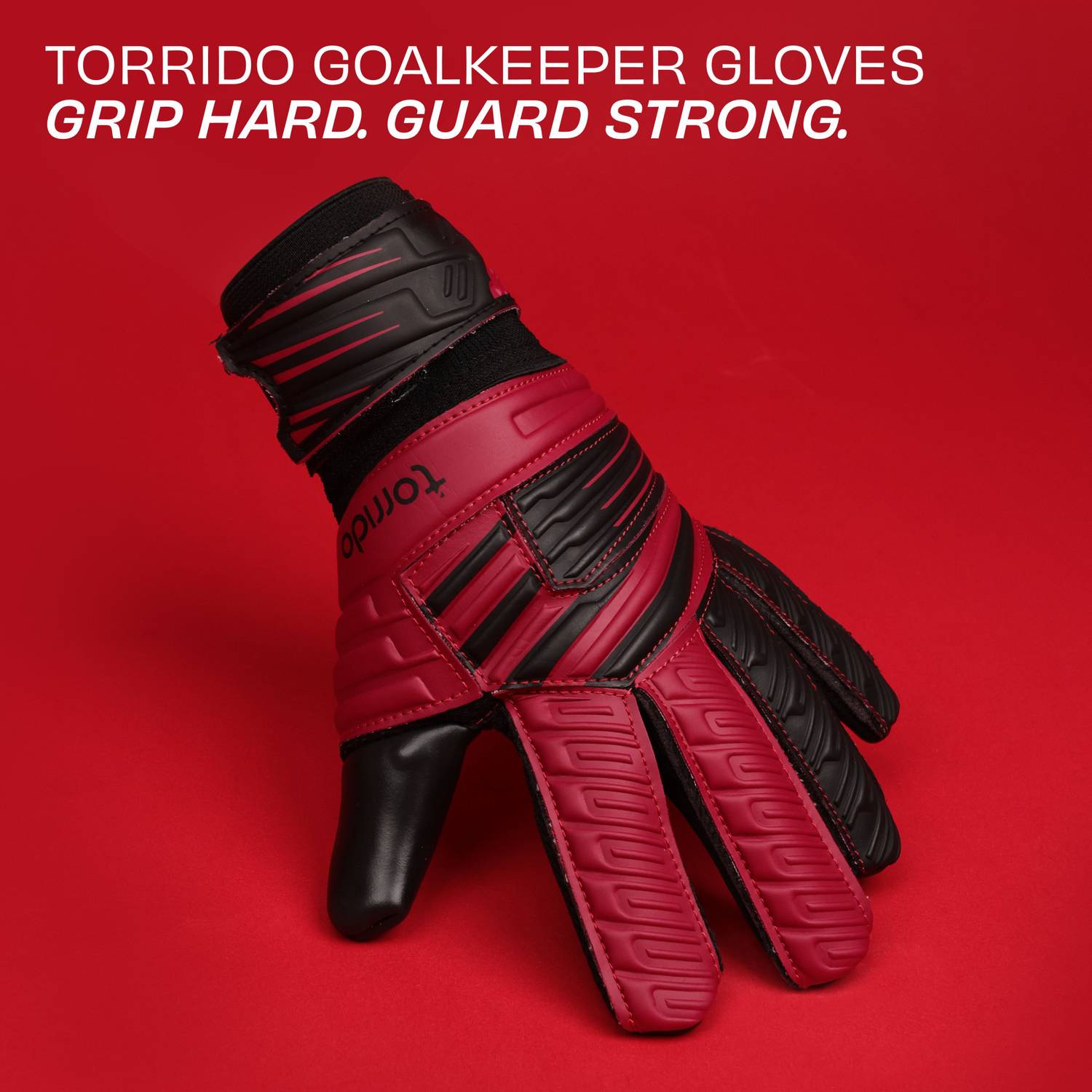NIVIA Raptor Torrido Goalkeeping Gloves Black - Image 2