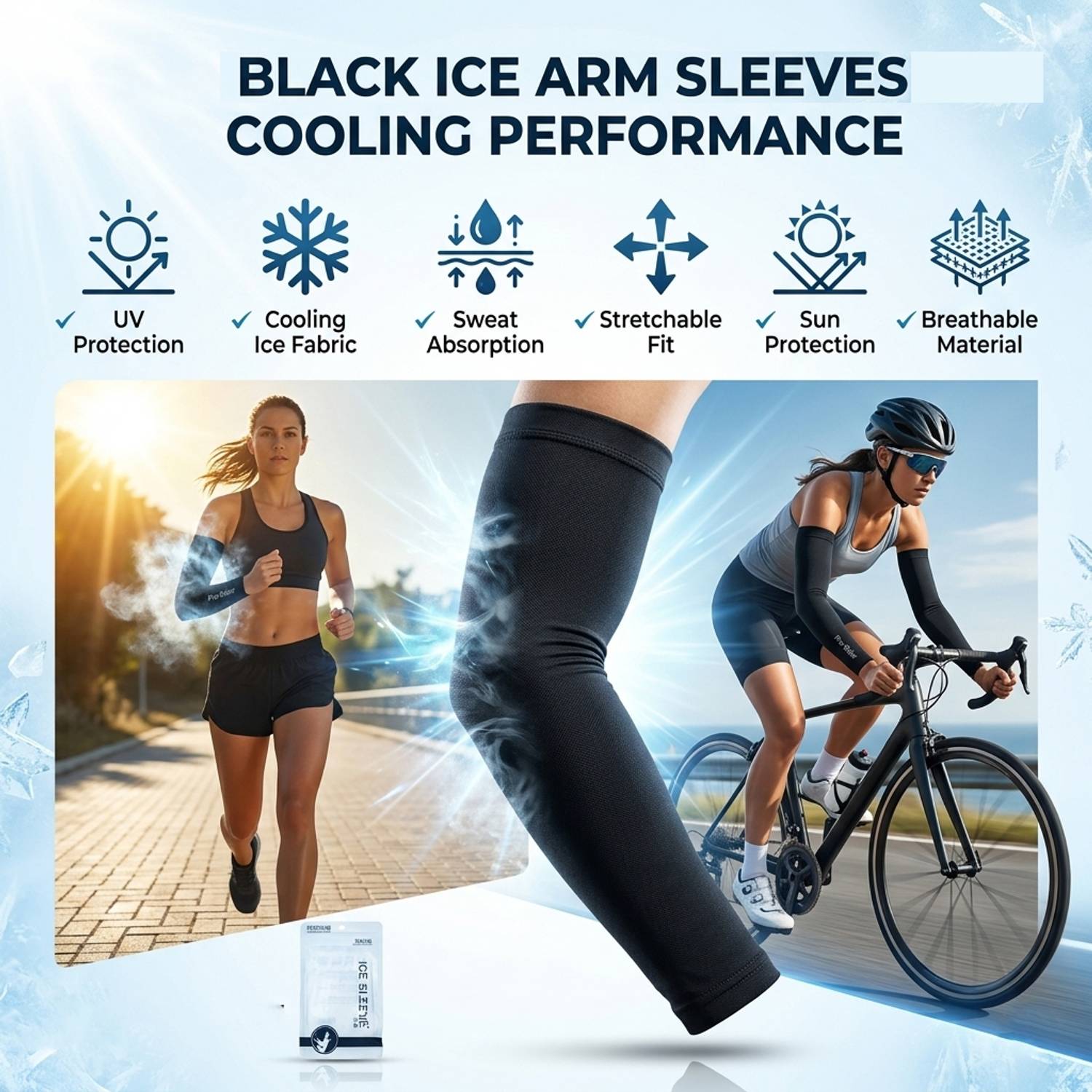 VINAYAK Comfortable Fingerless Arm Sleeves - Image 2