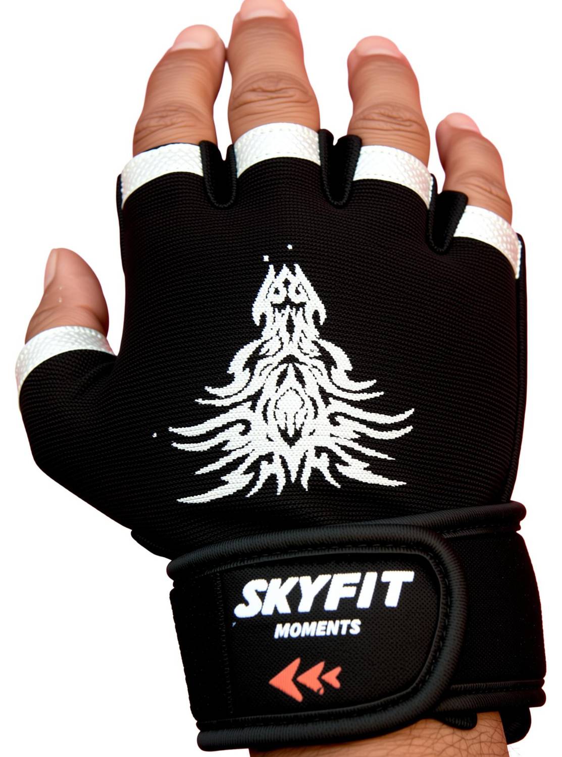 LITE FEEL Black Sports Gloves - Image 3