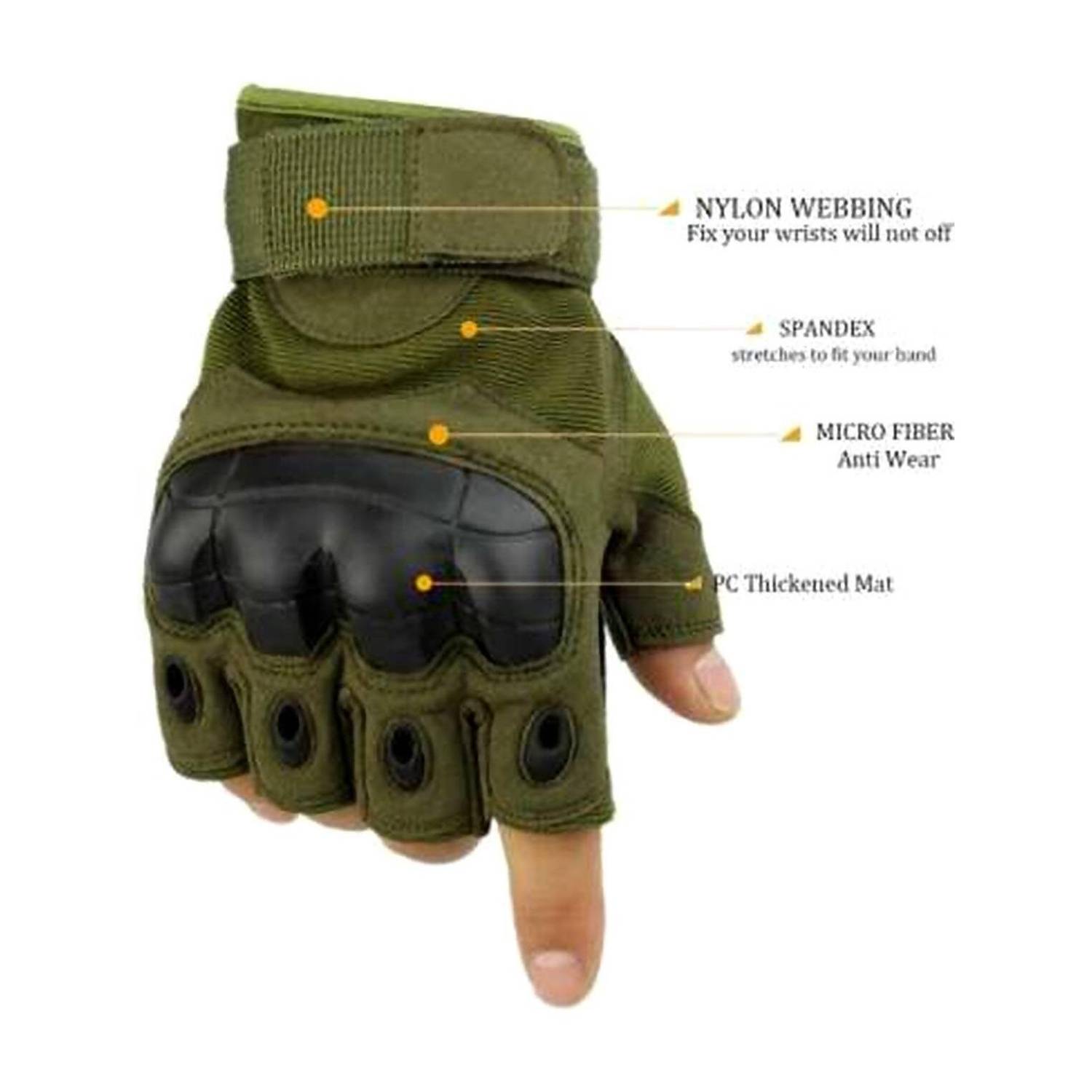 Adventure hut Tactical Military Hard Soft Knuckle Army Combat GYM FITNESS Riding Gloves SMALL Riding Gloves