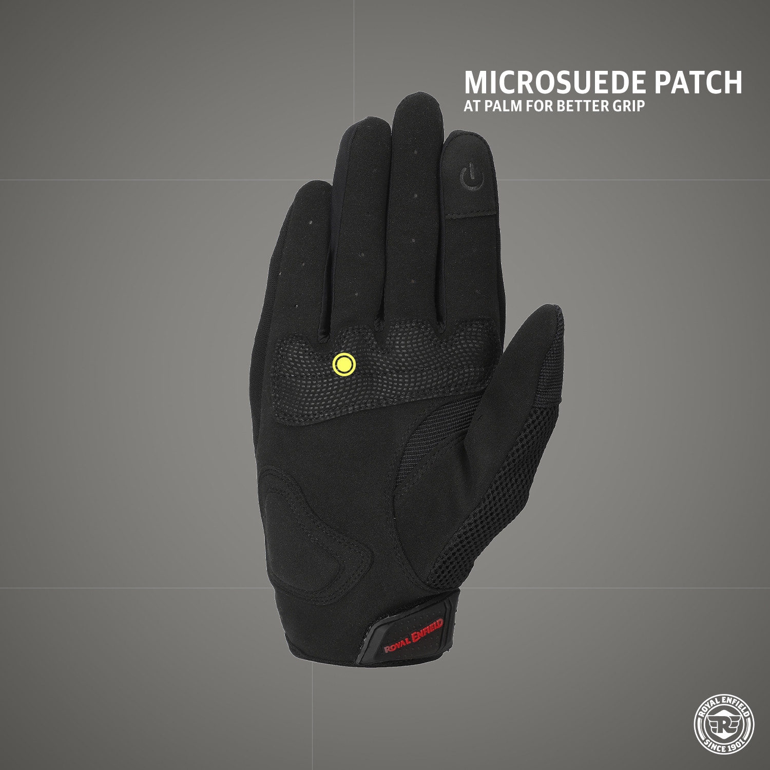 Image of Royal Enfield Rambler V3 Bike Riding Gloves | TPR Knuckle Protection & Abrasion Resistance Riding Gloves