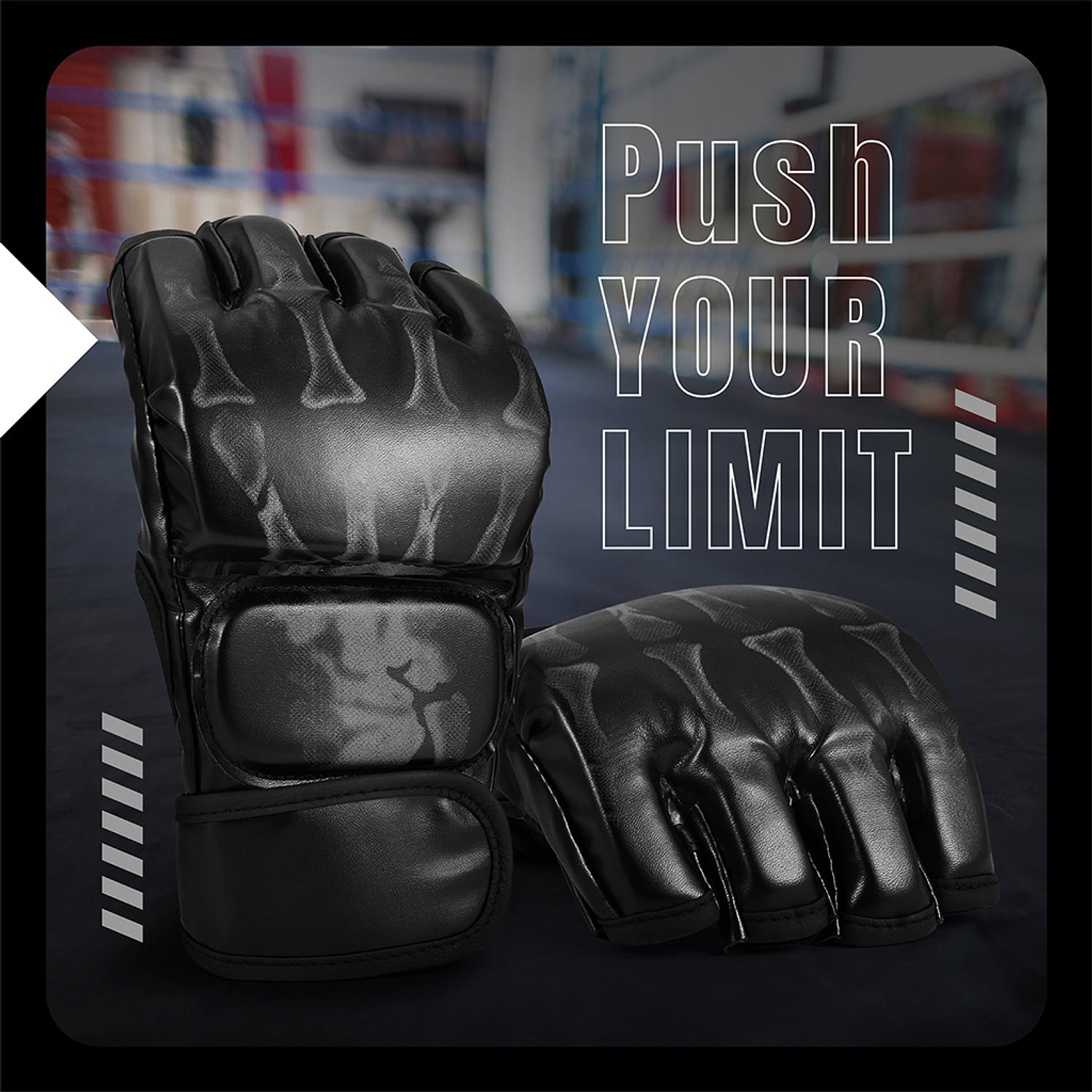 Image of Verilux Boxing Gloves for Adults PU MMA Gloves with Wrist Wrap and EVA Foam for Training Boxing Gloves (White)