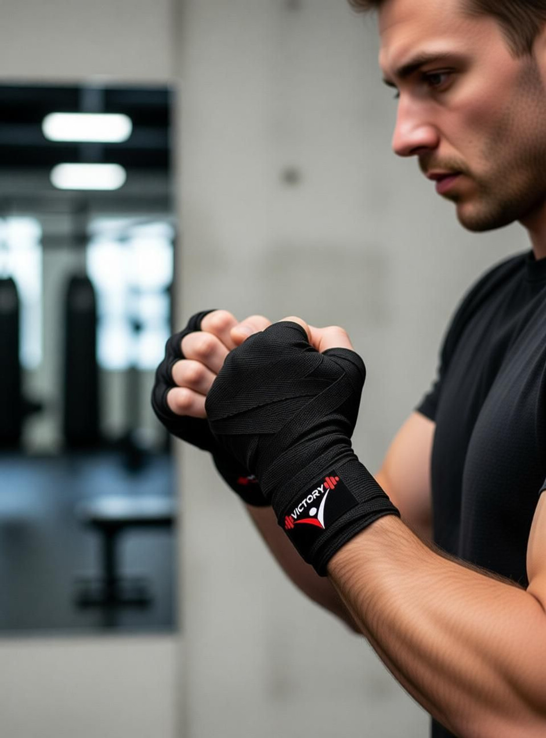 Image of VICTORY Weight Lifting Wrap for Gym, Fitness ,Boxing #Men,Women# Gym & Fitness Gloves