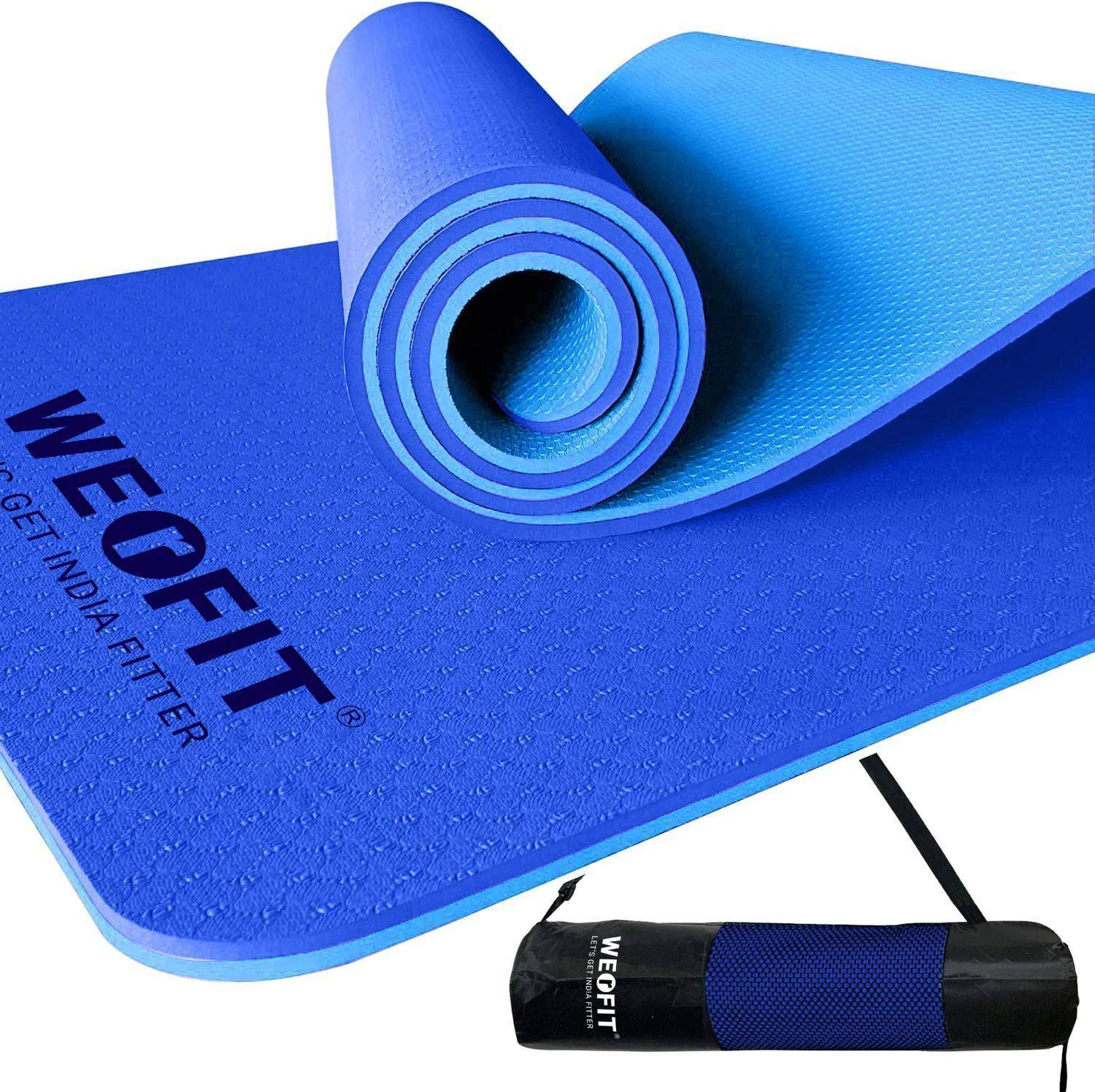 WErFIT TPE Yoga & Exercise Mat for Home Gym Workout with Carry Ba