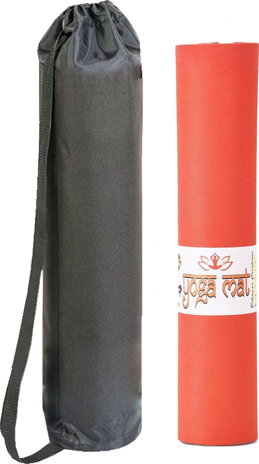 Image of Taido Yoga Mat EVA Tearless Sport Mat for Men and Women Exercise Mat for Yoga, workout Red 4 mm Yoga Mat
