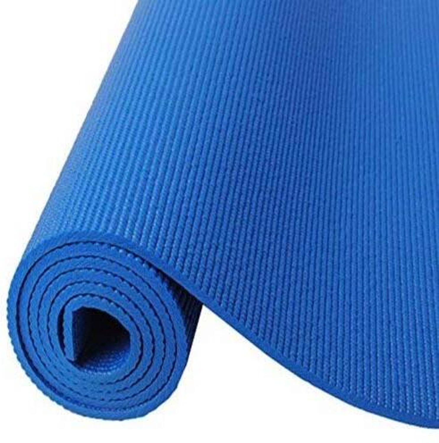 Image of Mythika Blue Yoga Mat pack-1 Blue 4 mm Yoga Mat
