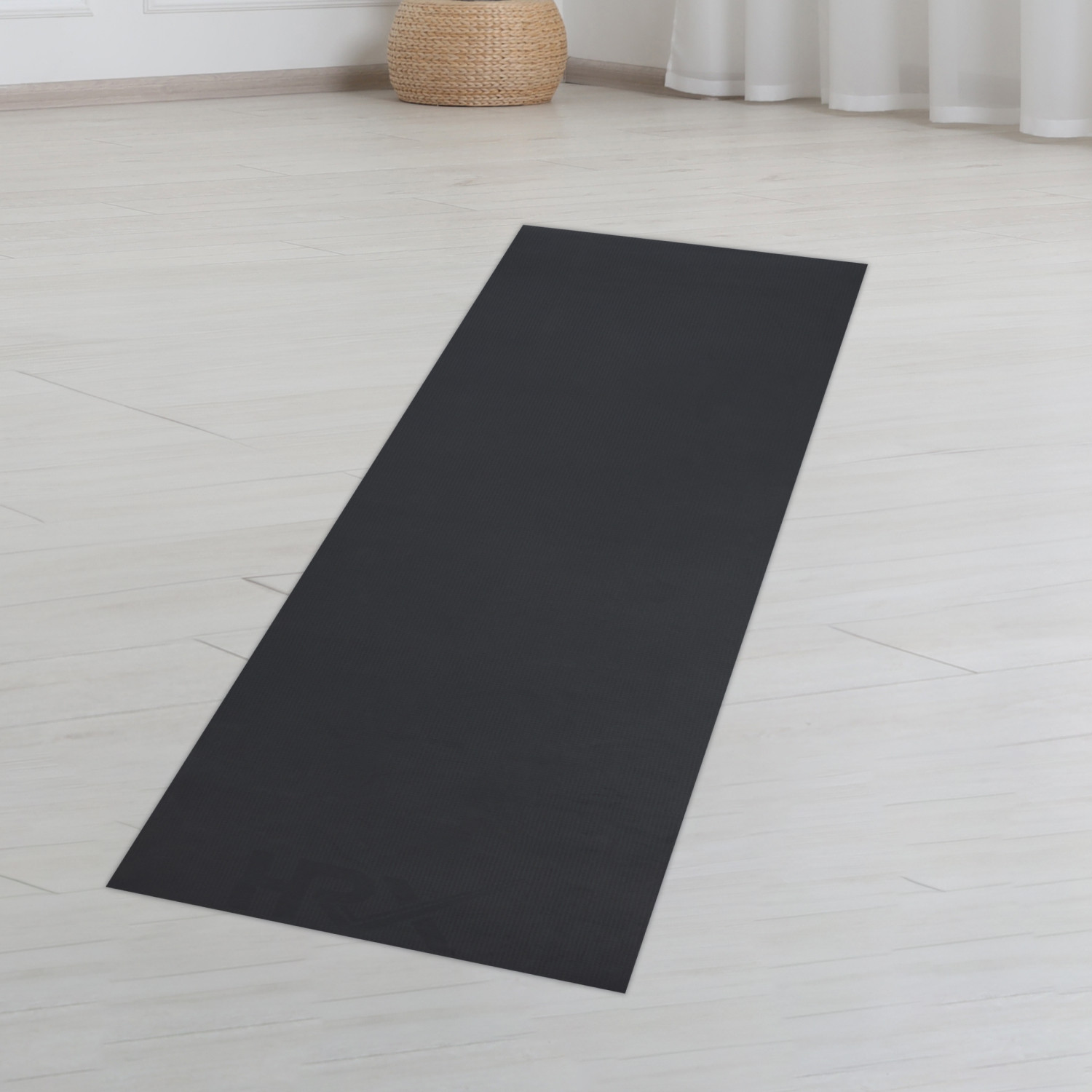 Image of HRX Yoga Mat EVA Black 4mm Black 4 mm Yoga Mat