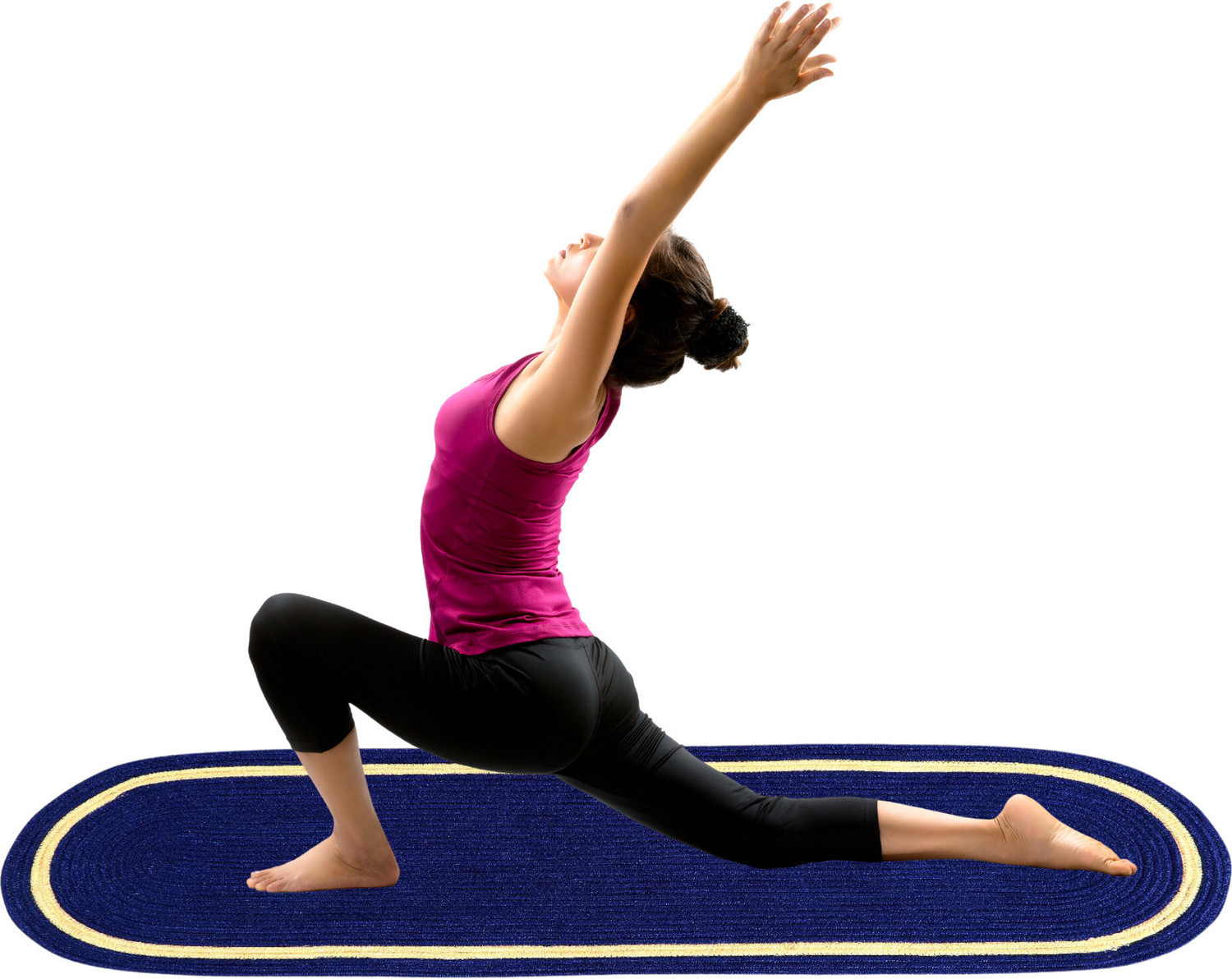 Image of LADLI JEE Yoga Mat Blue 15 mm Yoga Mat