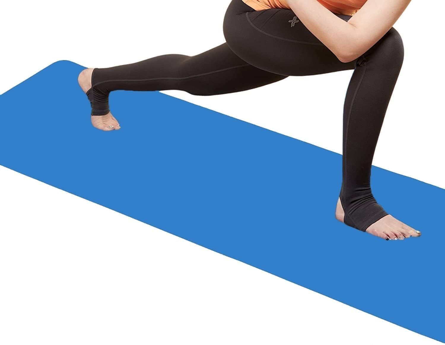 Image of Mythika Blue Yoga Mat pack-1 Blue 4 mm Yoga Mat