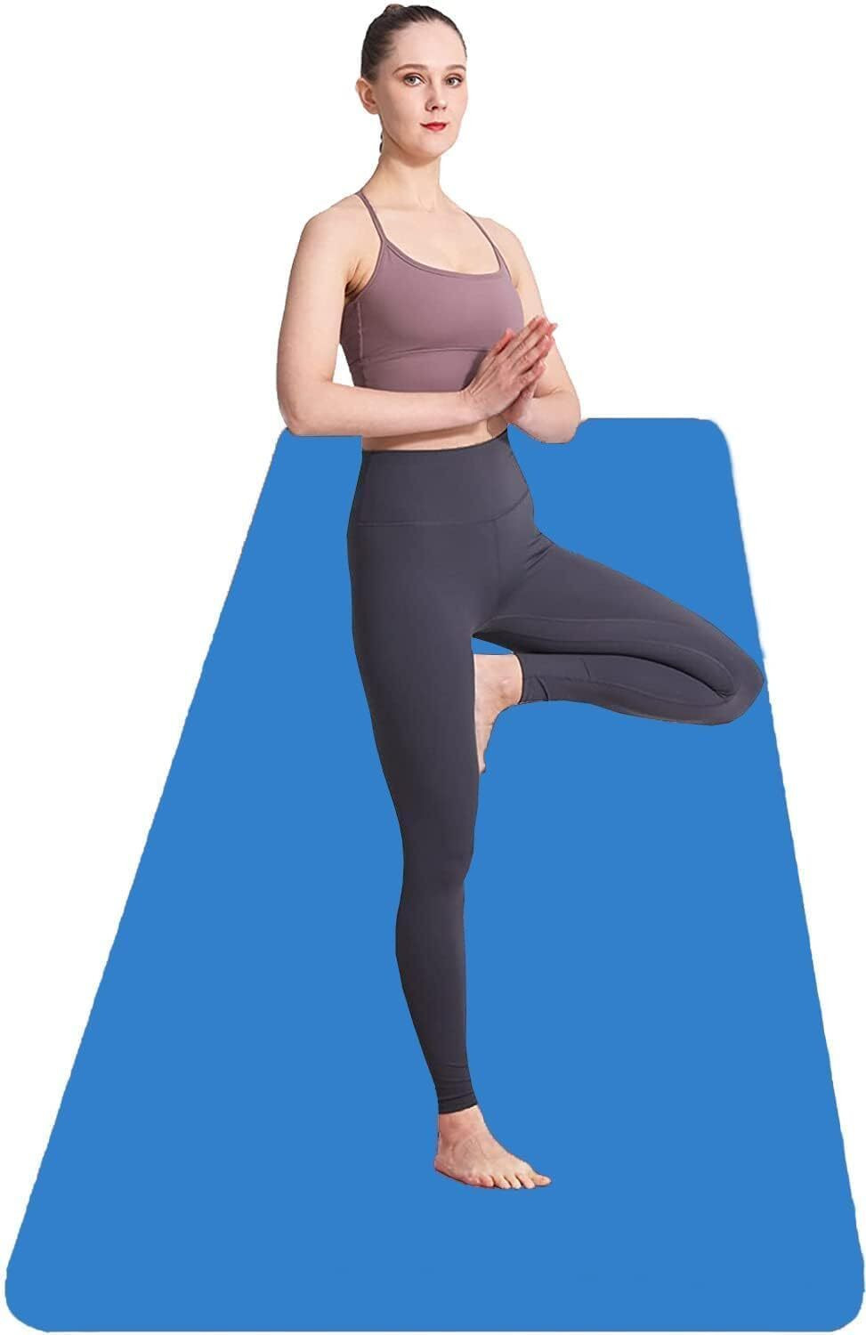 Image of Mythika Blue Yoga Mat pack-1 Blue 4 mm Yoga Mat
