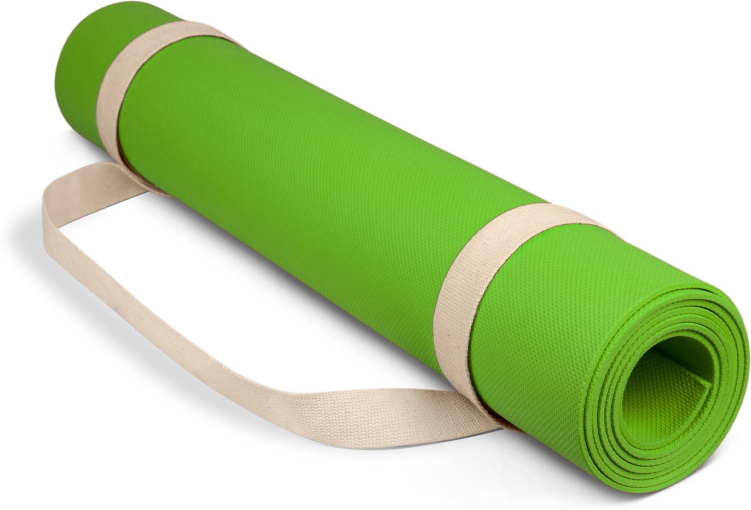 Adrenex Anti Skid Yoga Mat with Strap, Green 6 mm Yoga Mat